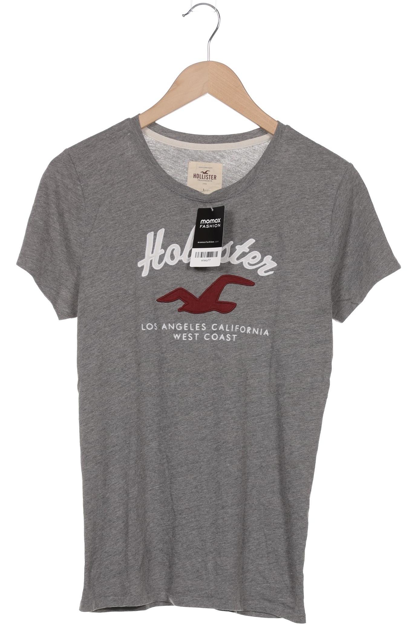 

Hollister Damen T-Shirt, grau, Gr. 42