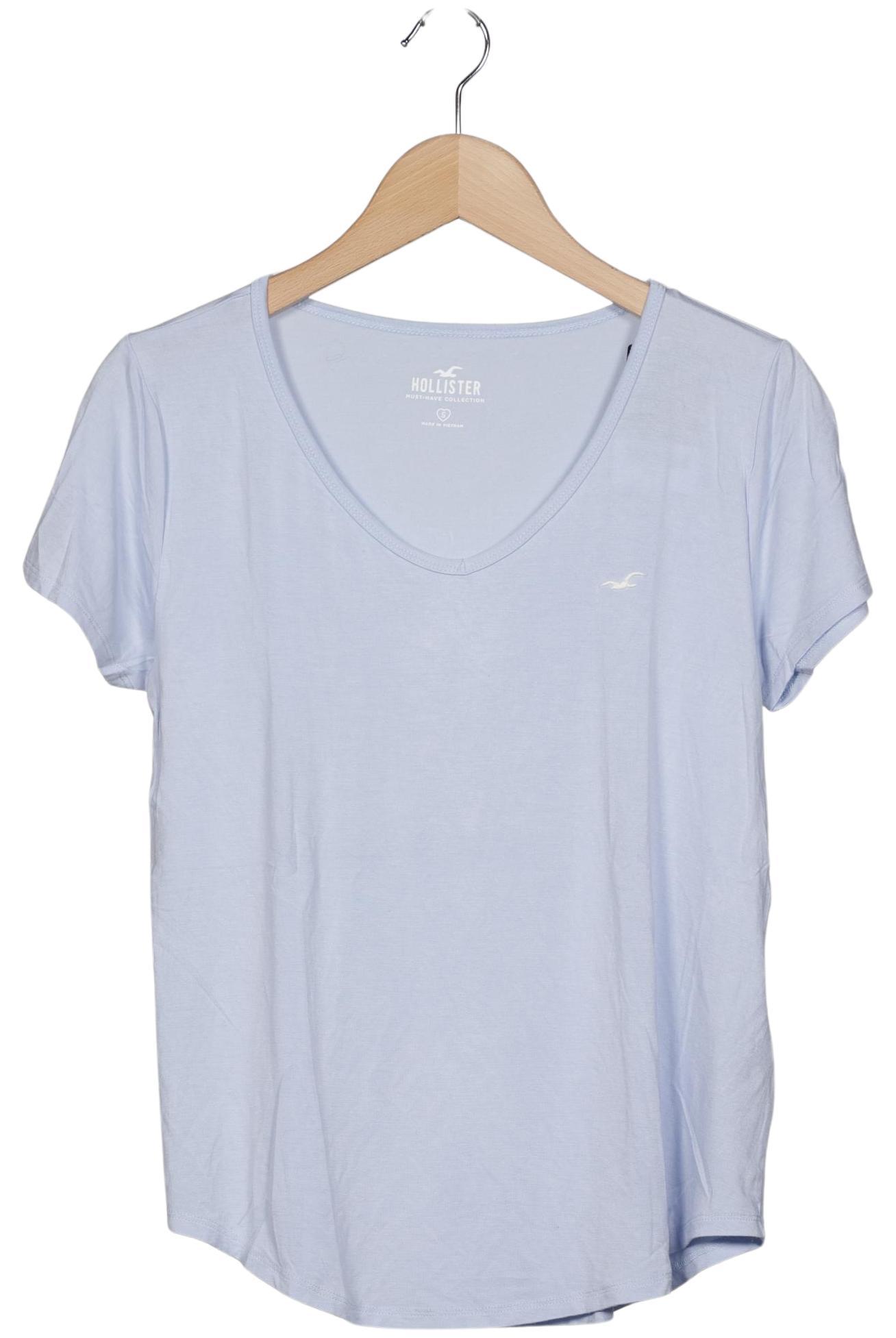 

Hollister Damen T-Shirt, hellblau, Gr. 36