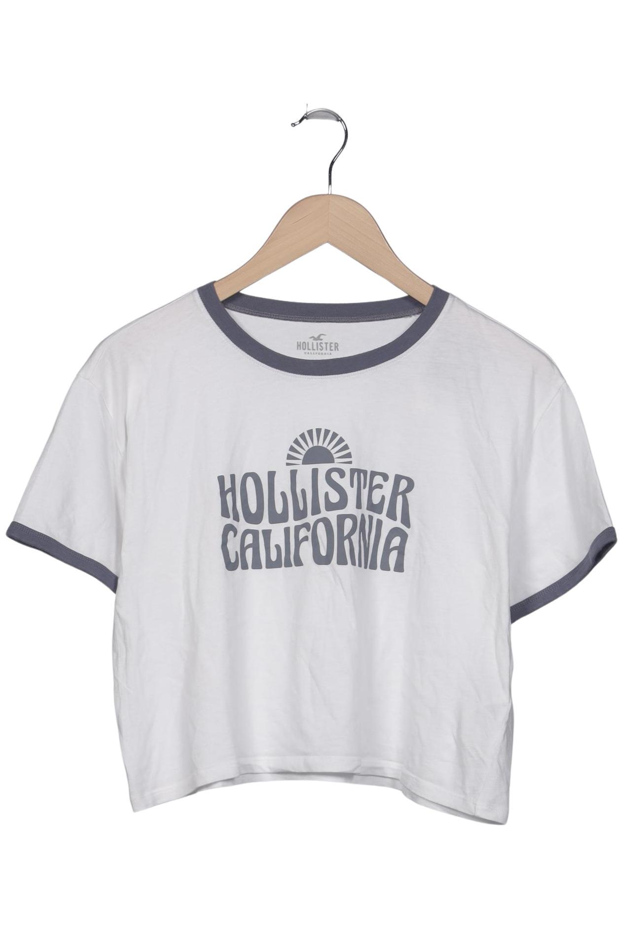 

Hollister Damen T-Shirt, weiß, Gr. 36