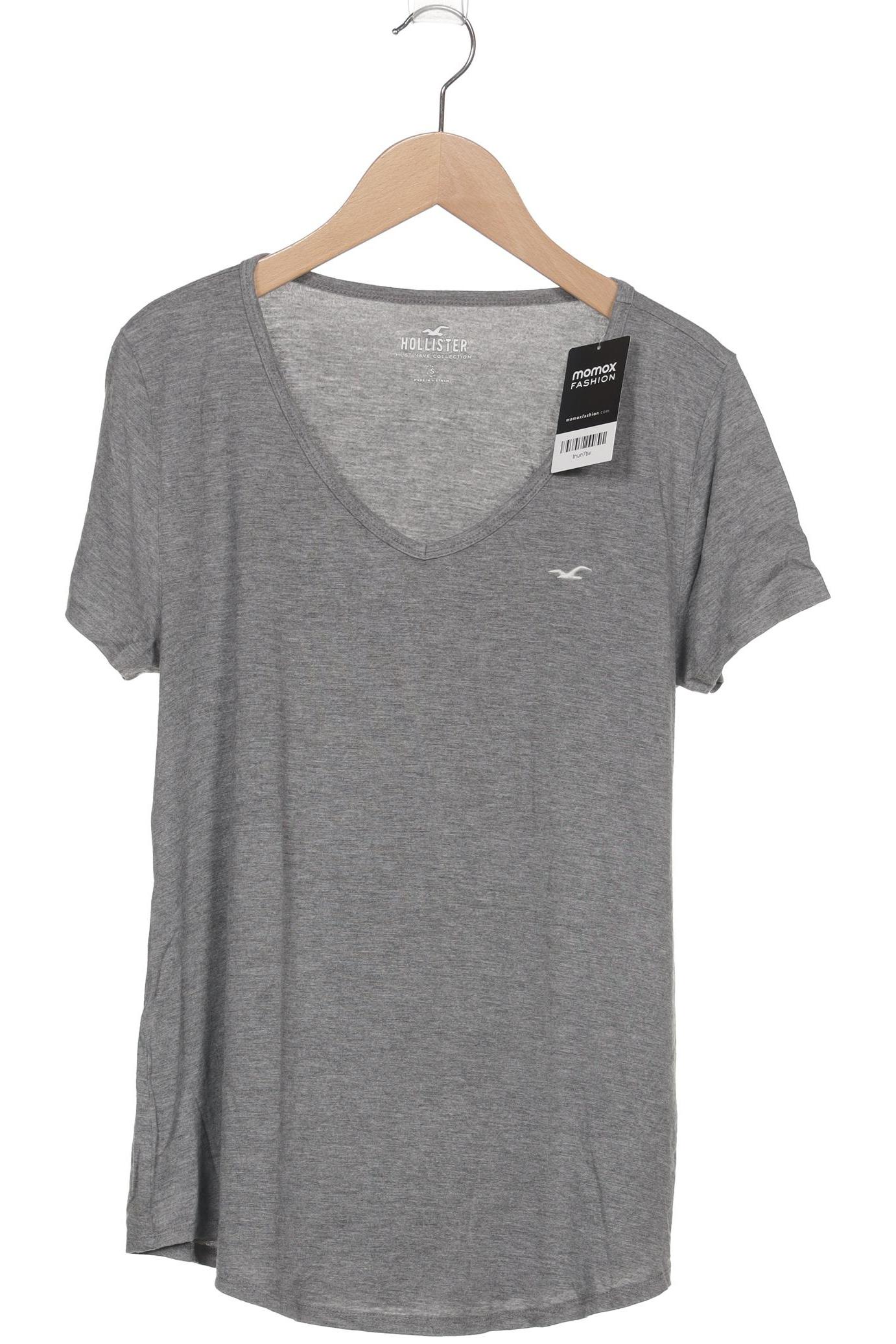 

Hollister Damen T-Shirt, grau, Gr. 36
