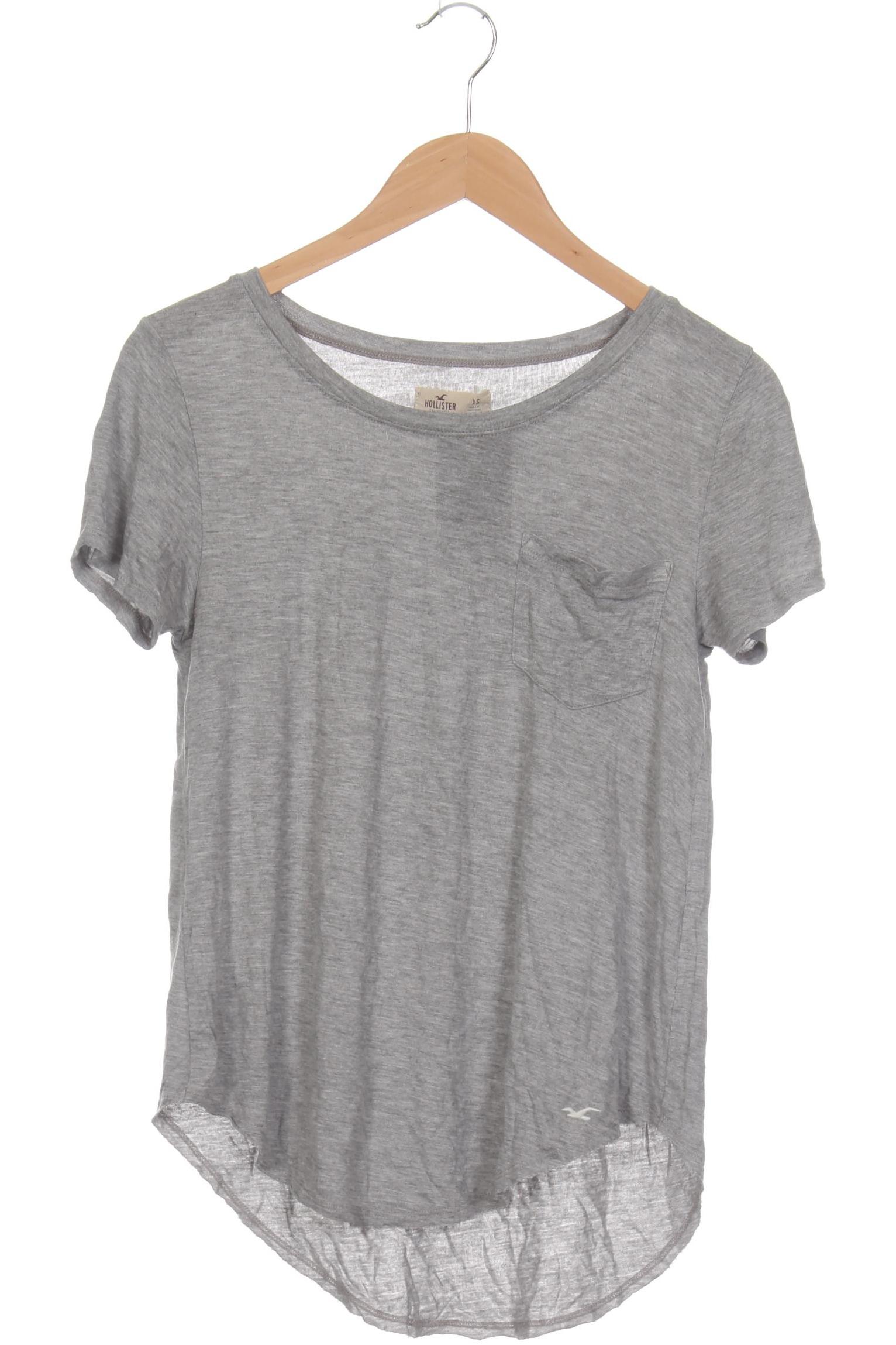 

Hollister Damen T-Shirt, grau, Gr.