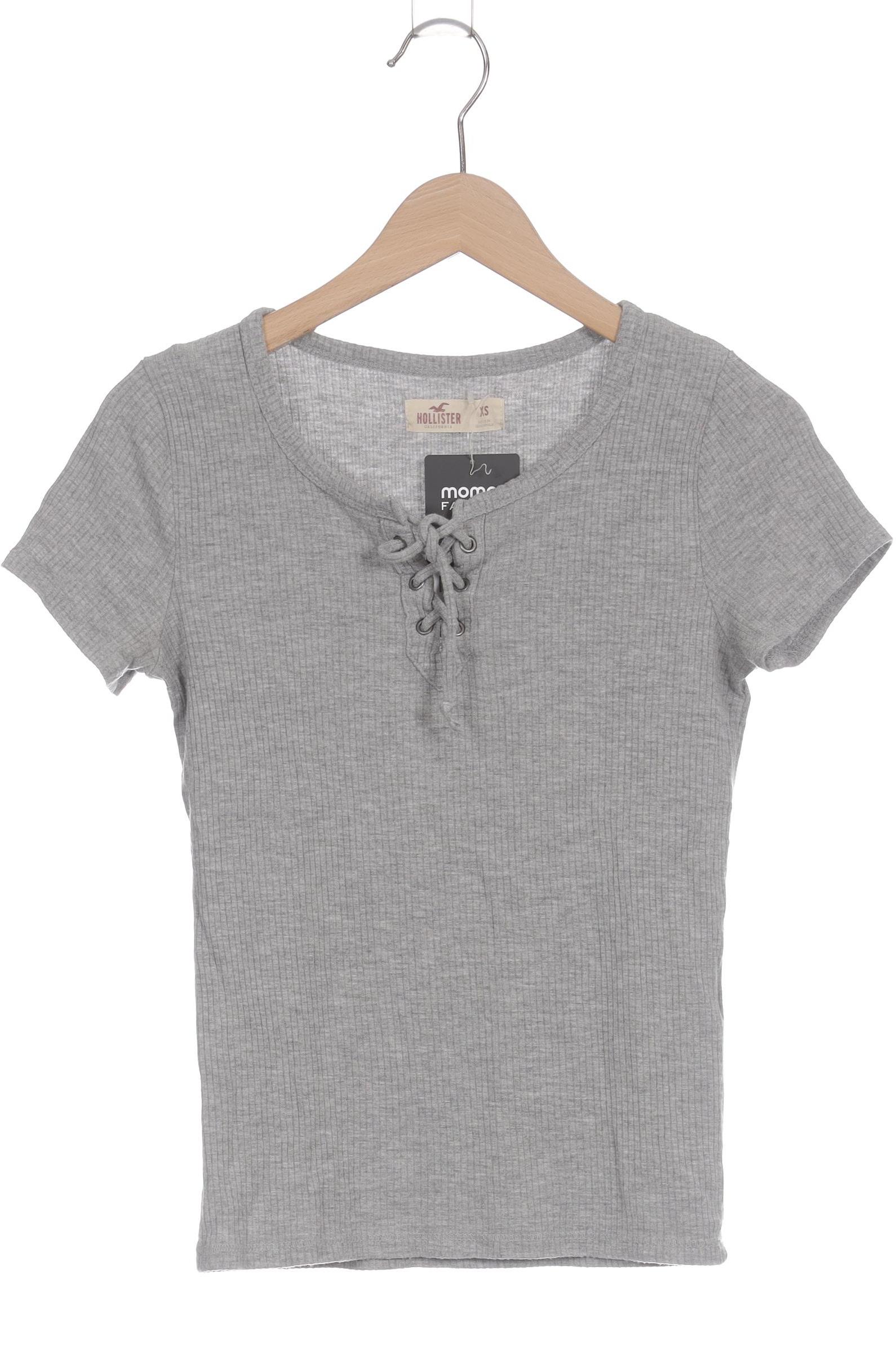 

Hollister Damen T-Shirt, grau, Gr.