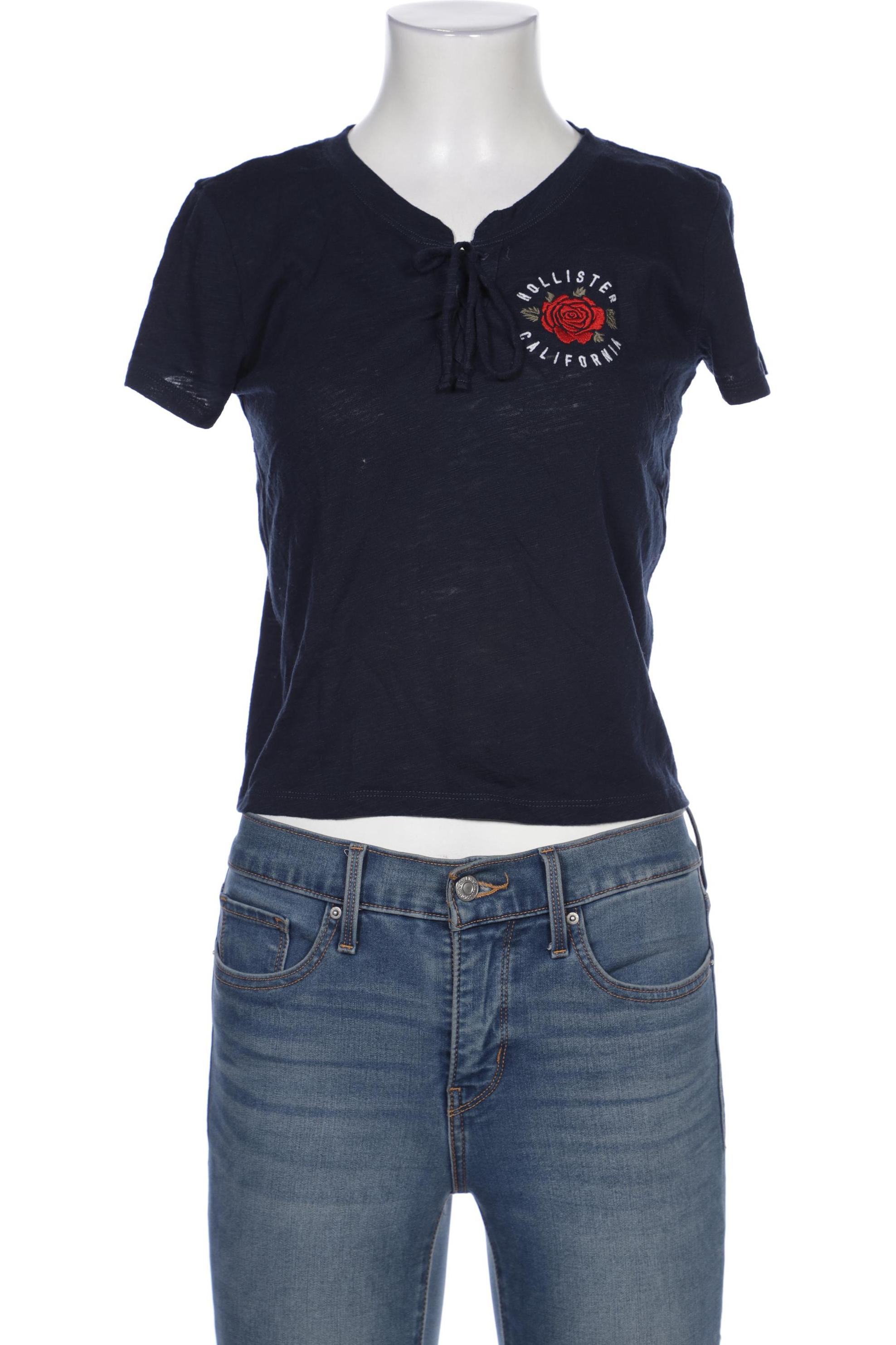 

Hollister Damen T-Shirt, marineblau