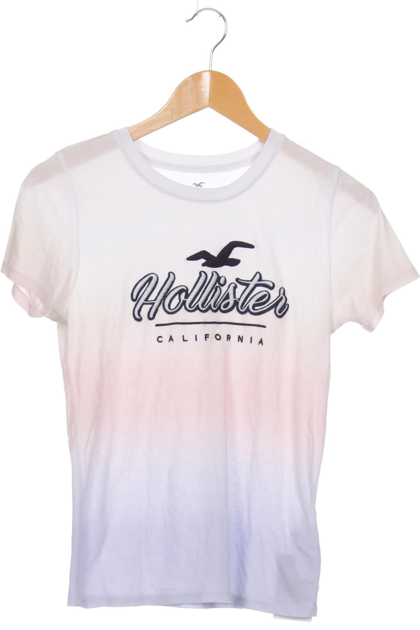 

Hollister Damen T-Shirt, weiß, Gr.