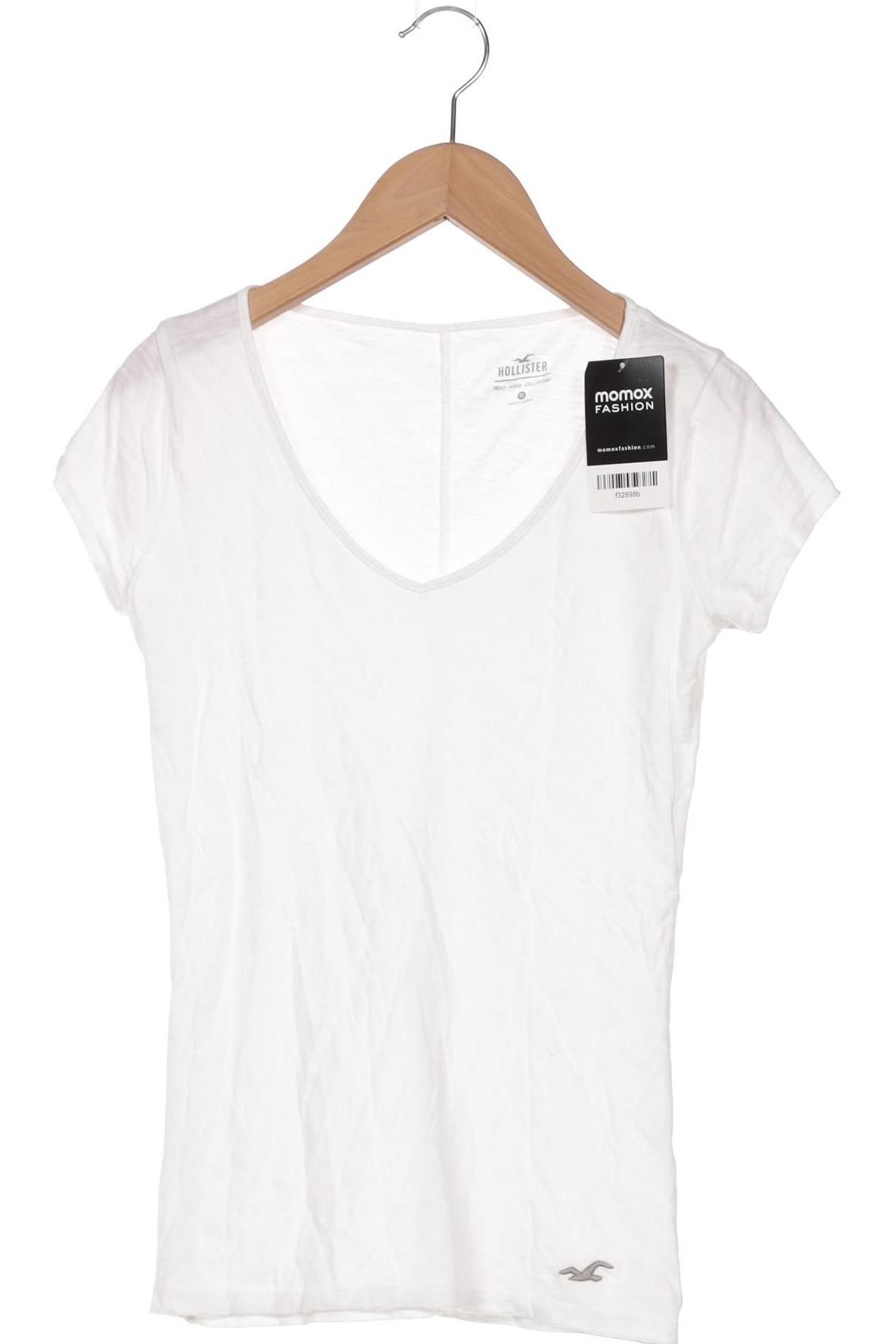 

Hollister Damen T-Shirt, weiß, Gr. 34