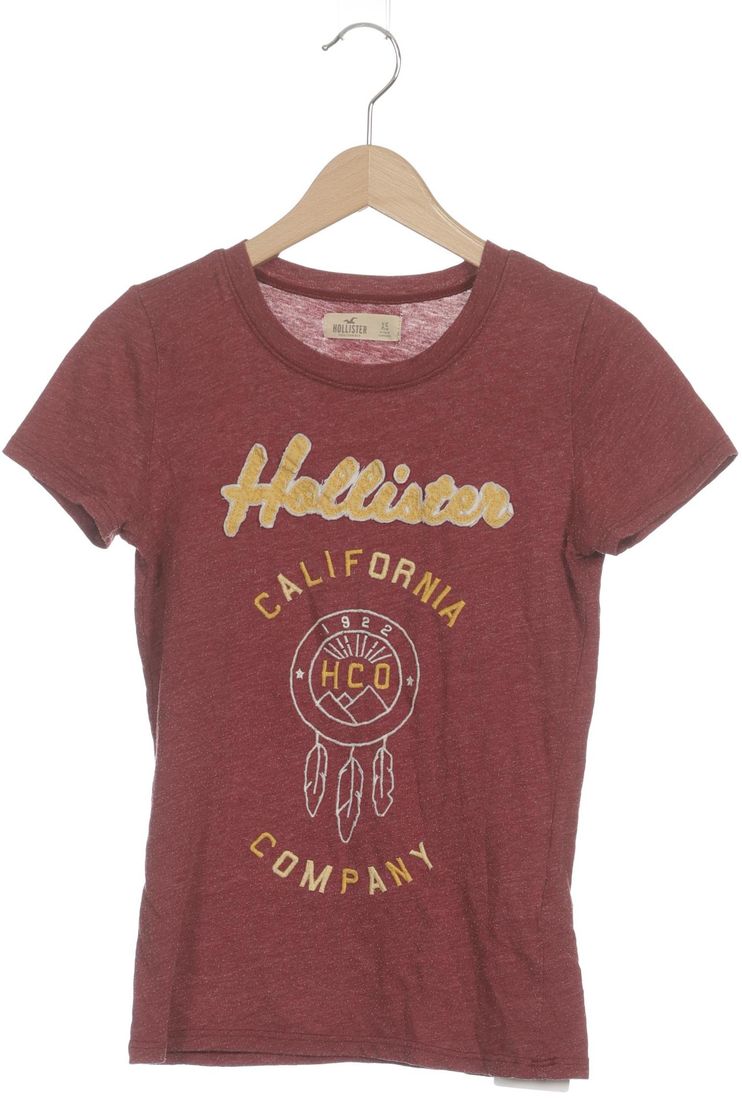 

Hollister Damen T-Shirt, rot, Gr.