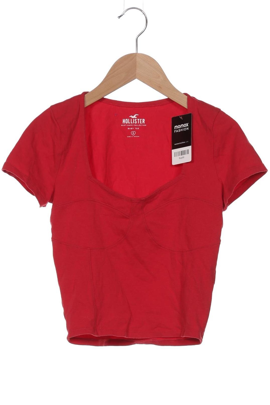 

Hollister Damen T-Shirt, rot, Gr. 36