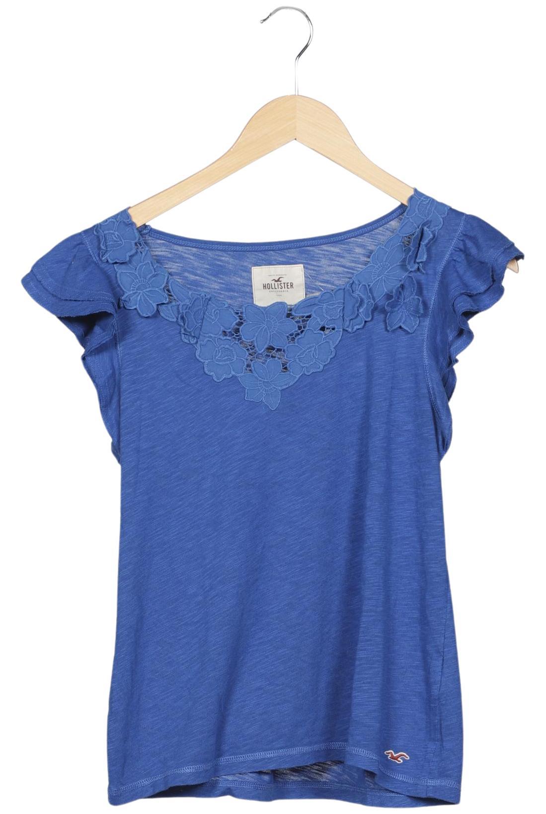 

Hollister Damen T-Shirt, blau, Gr. 38