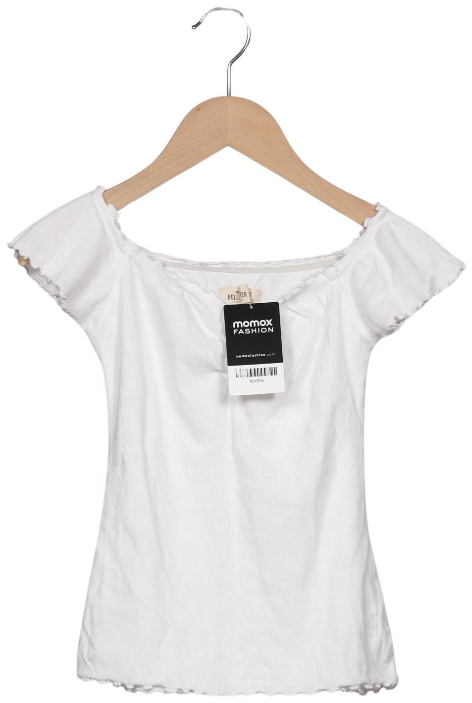 

Hollister Damen T-Shirt, weiß, Gr. 36