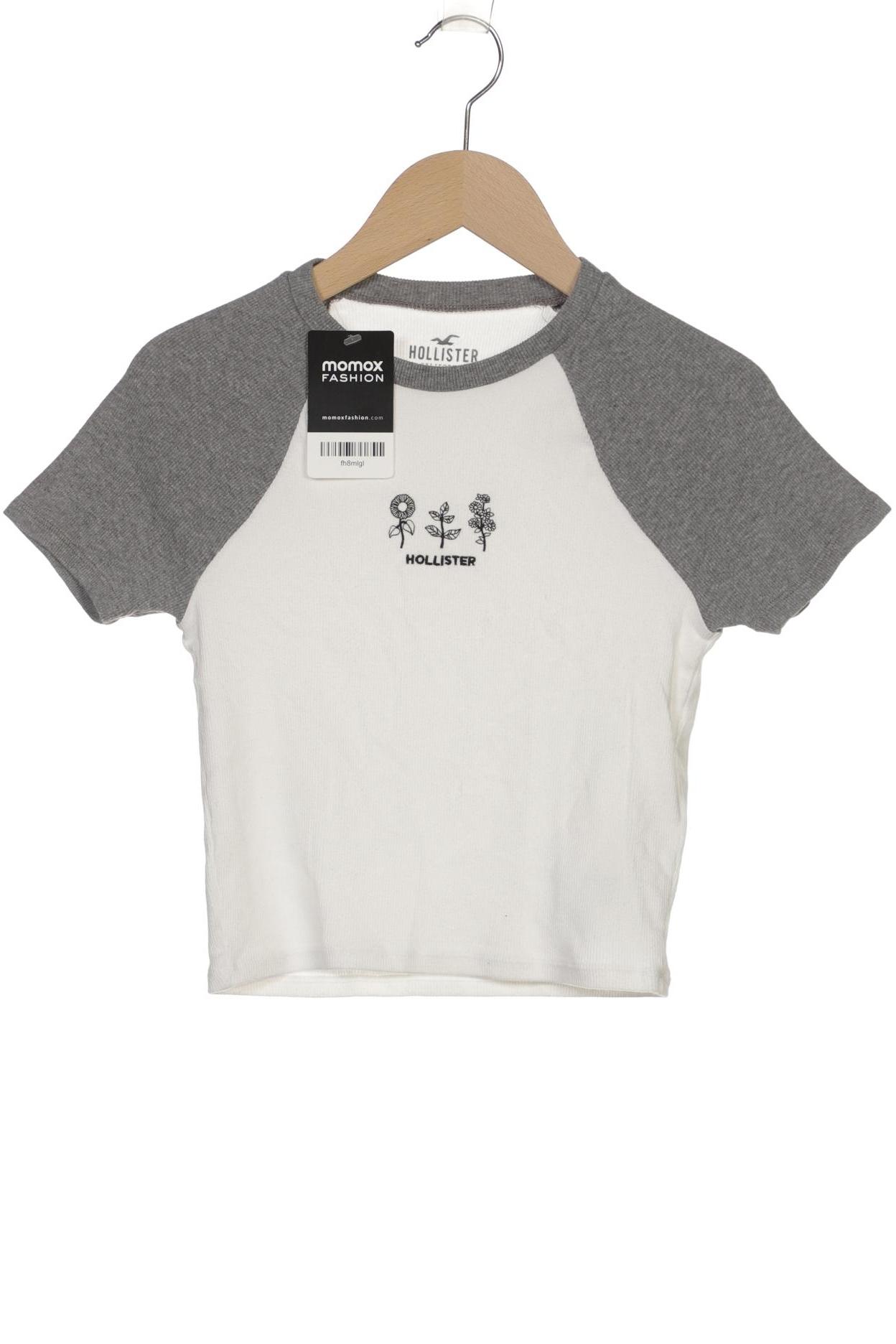 

Hollister Damen T-Shirt, weiß, Gr. 34