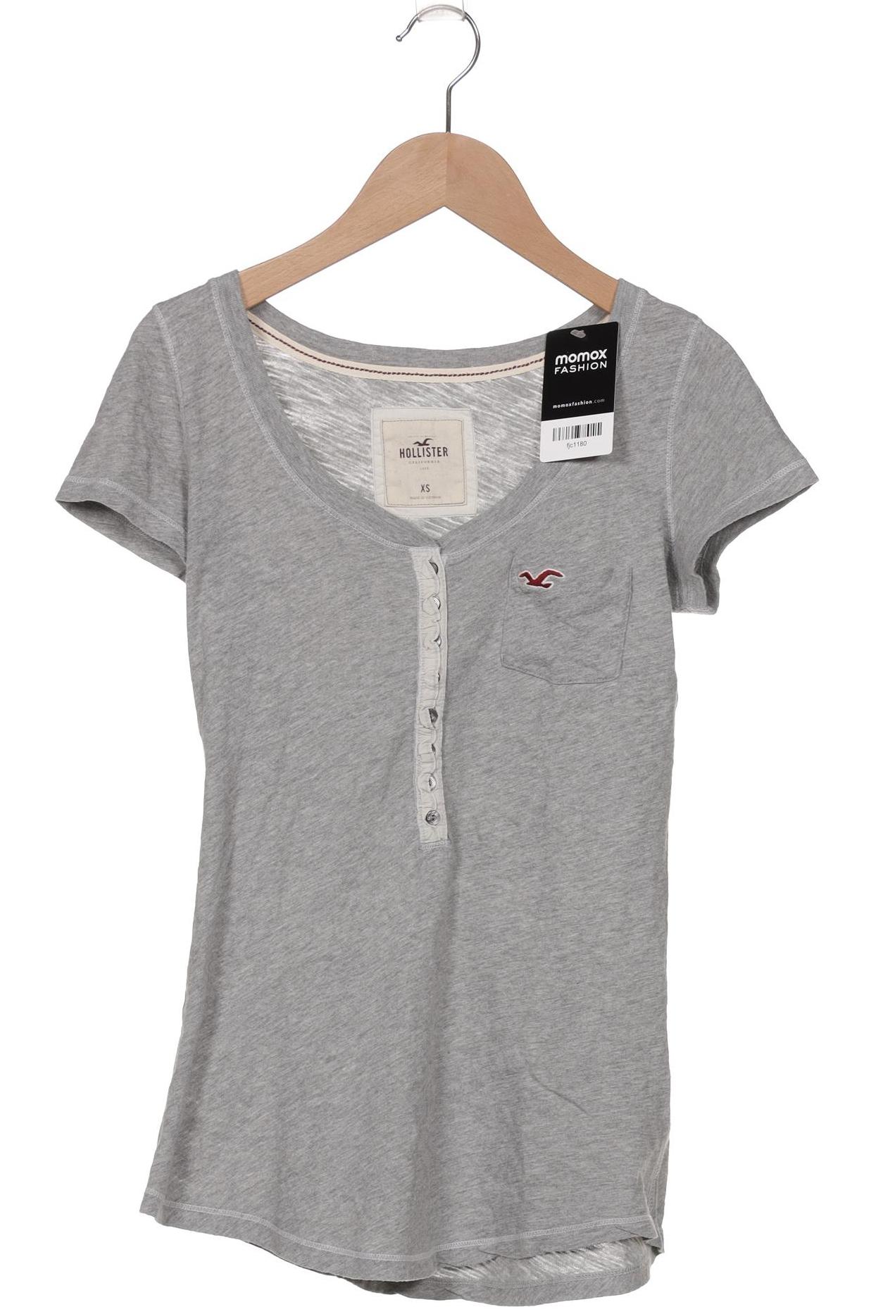 

Hollister Damen T-Shirt, grau, Gr. 34
