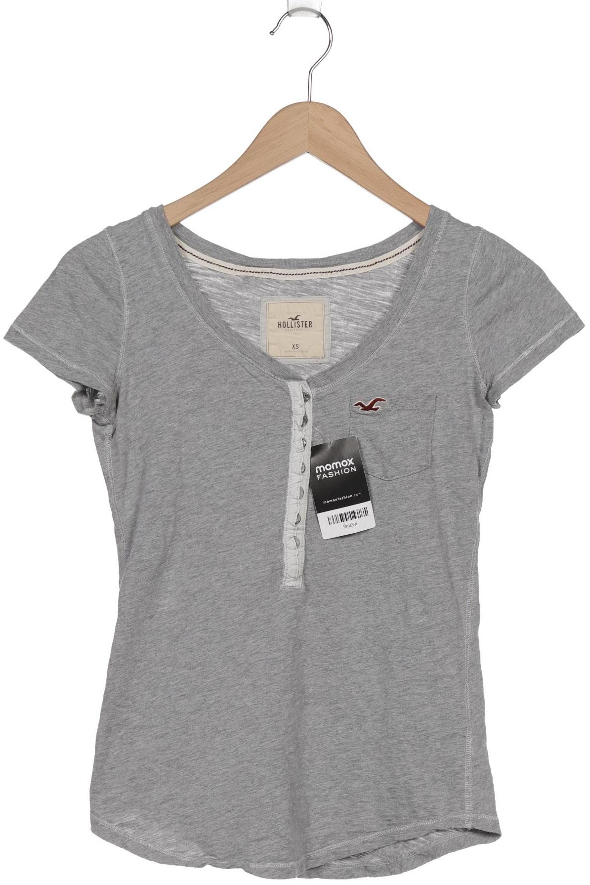 

Hollister Damen T-Shirt, grau, Gr. 34