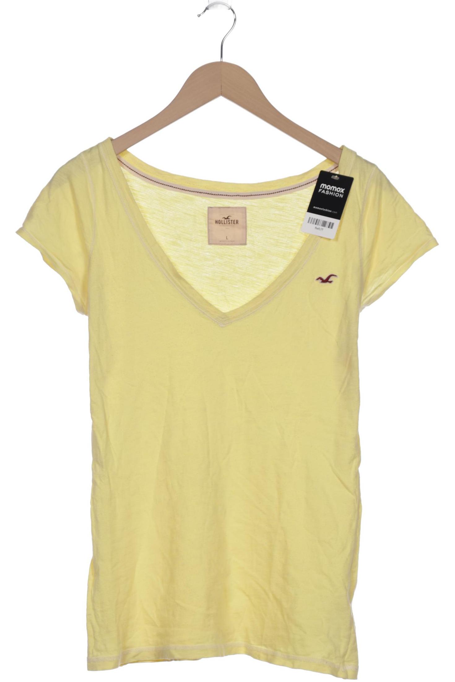 

Hollister Damen T-Shirt, gelb