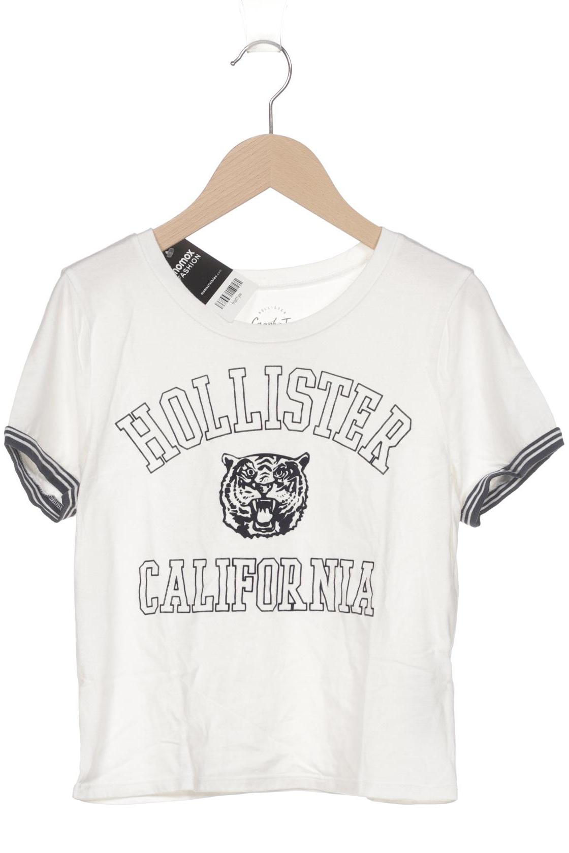 

Hollister Damen T-Shirt, weiß, Gr. 36