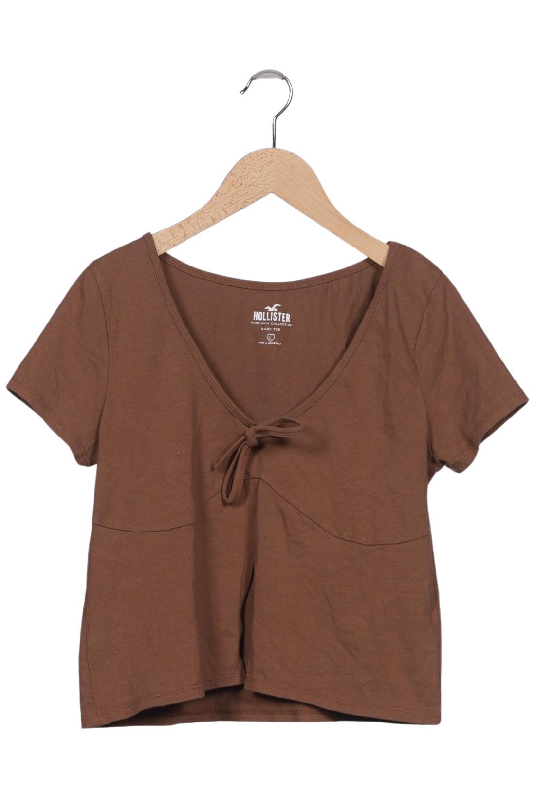 

Hollister Damen T-Shirt, braun, Gr. 42