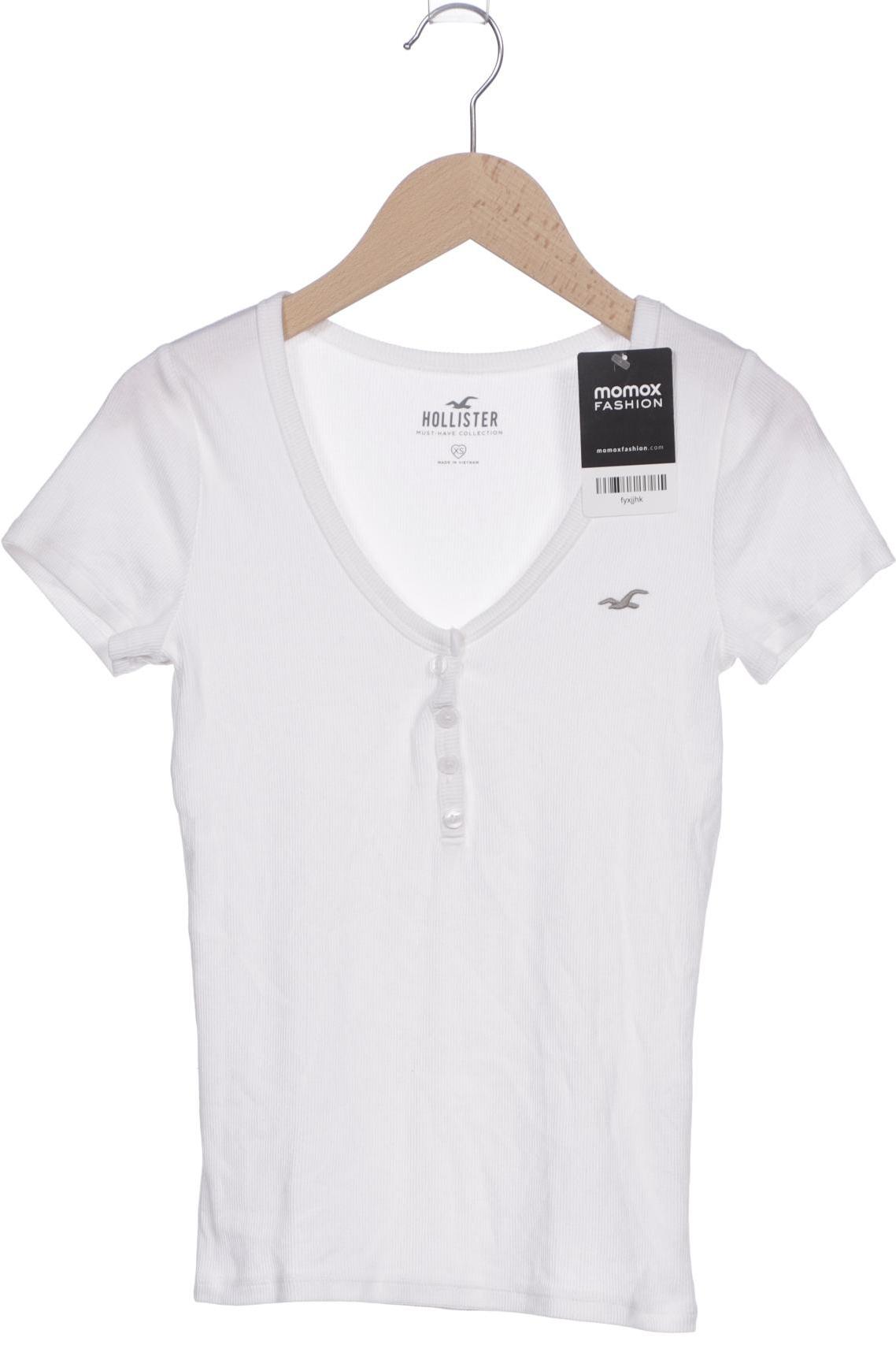 

Hollister Damen T-Shirt, weiß, Gr. 34