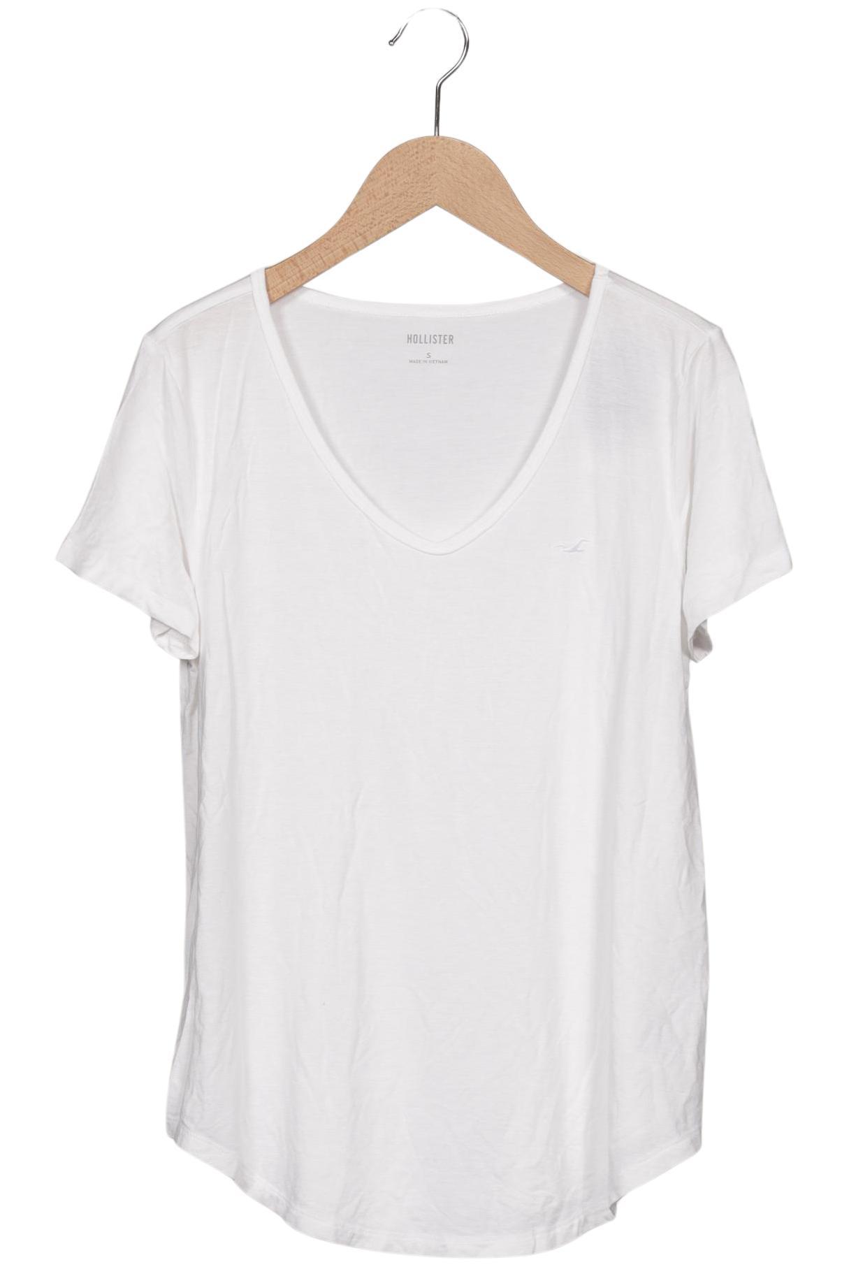 

Hollister Damen T-Shirt, weiß, Gr. 36