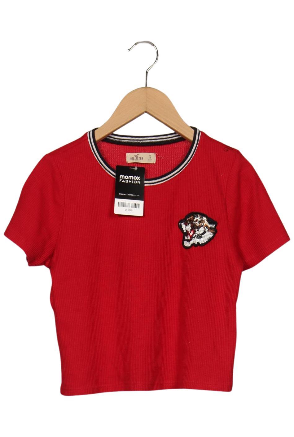 

Hollister Damen T-Shirt, rot, Gr. 36
