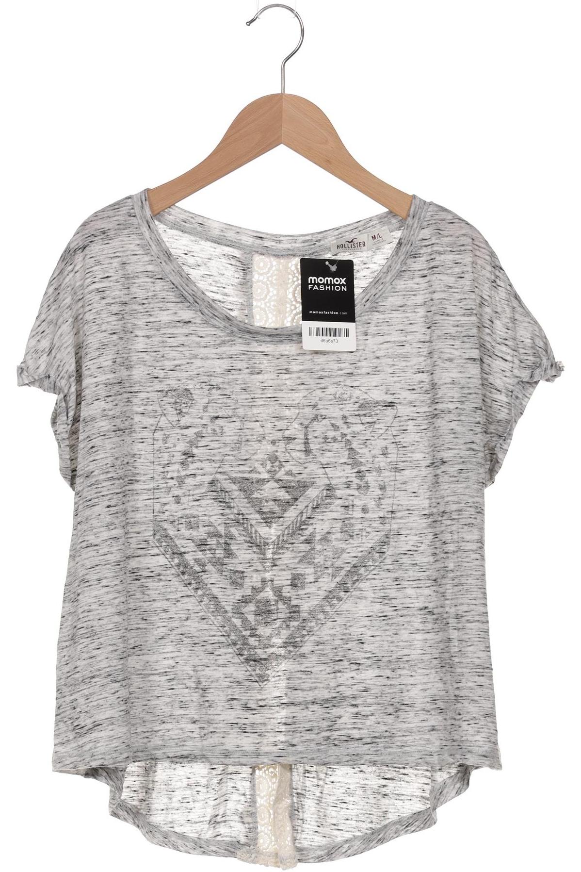 

Hollister Damen T-Shirt, grau, Gr. 38