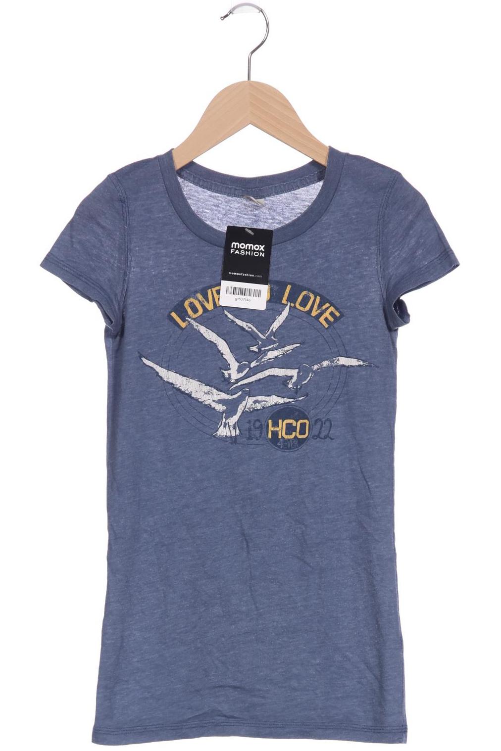

Hollister Damen T-Shirt, blau, Gr. 34