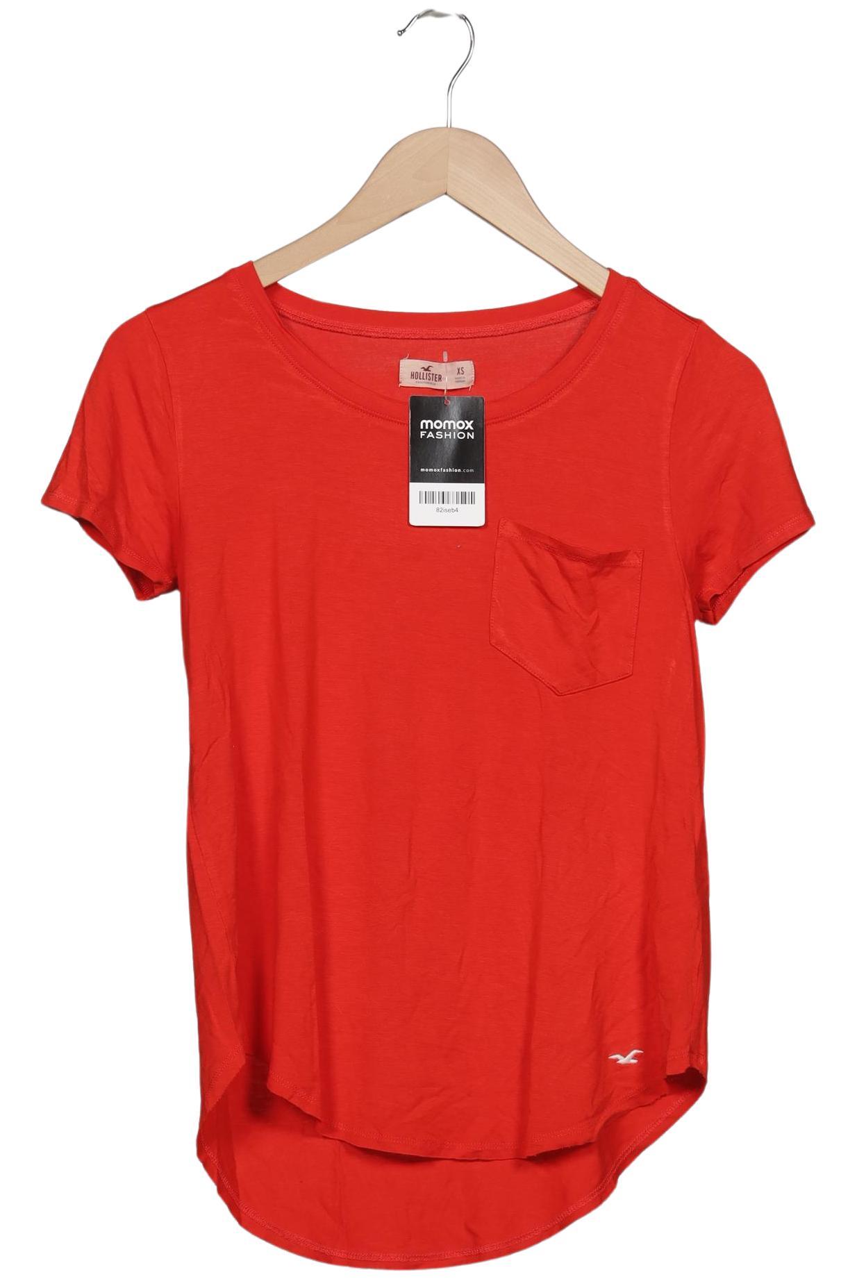 

Hollister Damen T-Shirt, rot, Gr. 34