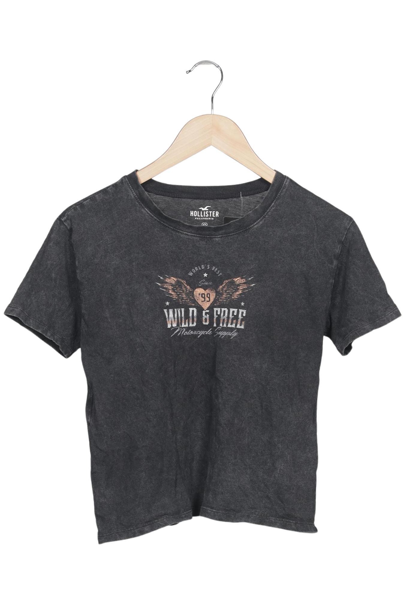 

Hollister Damen T-Shirt, grau, Gr. 34