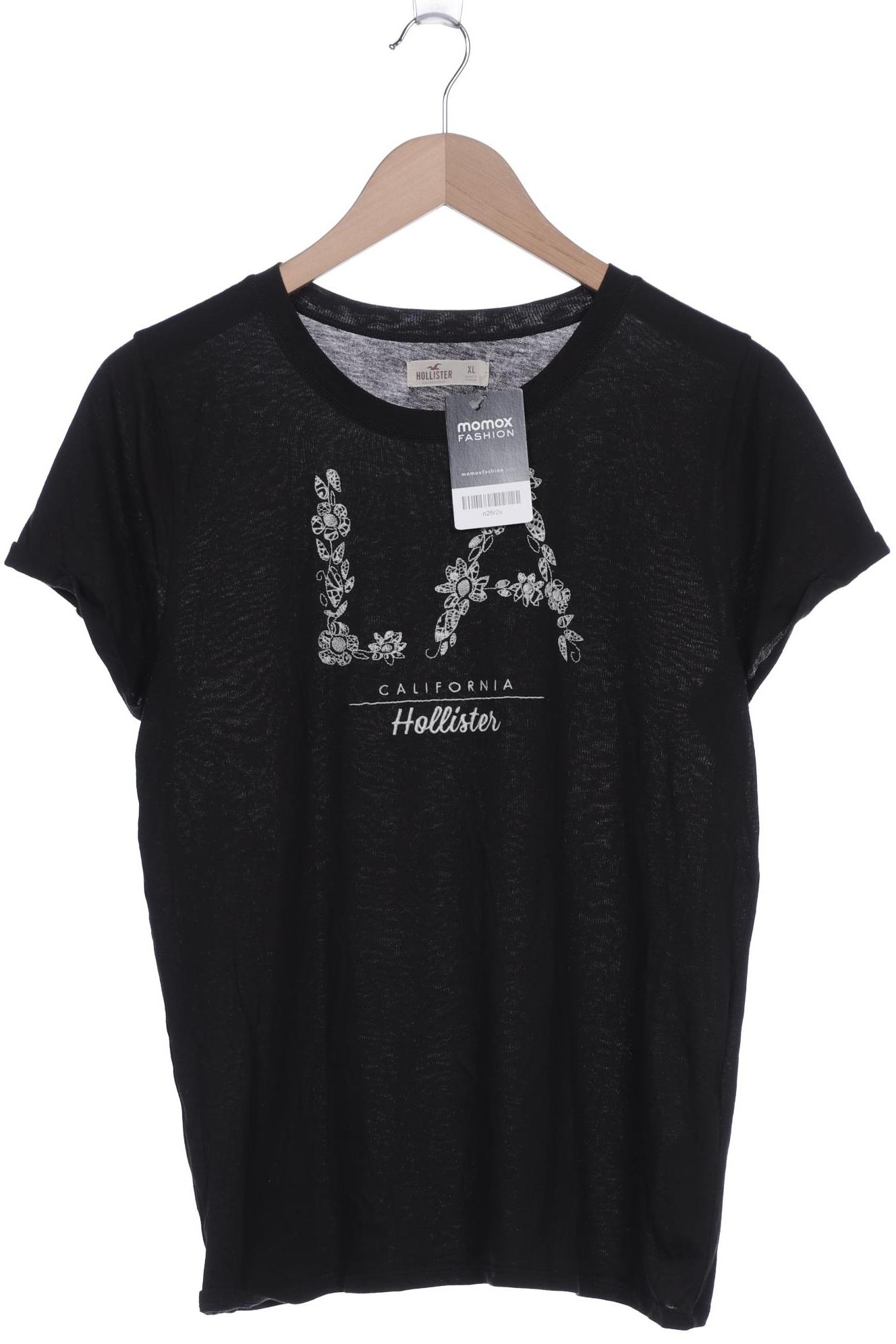 

Hollister Damen T-Shirt, schwarz, Gr. 44