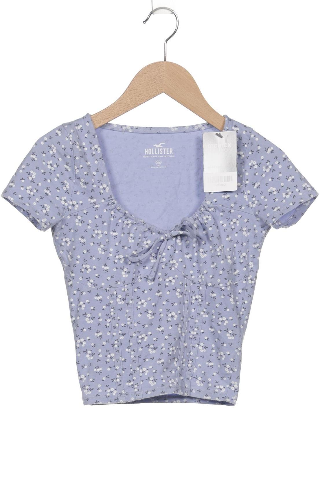 

Hollister Damen T-Shirt, flieder, Gr. 32