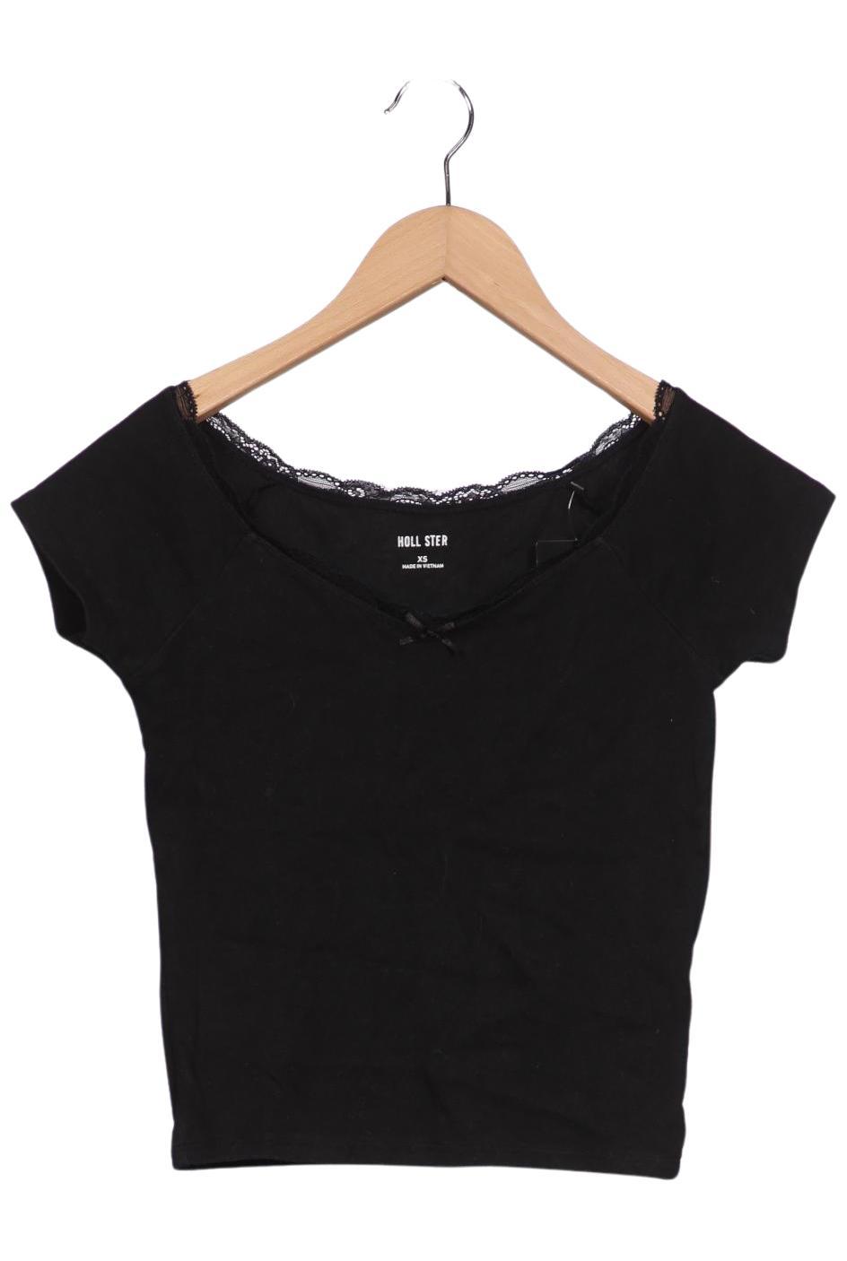 

Hollister Damen T-Shirt, schwarz, Gr. 34