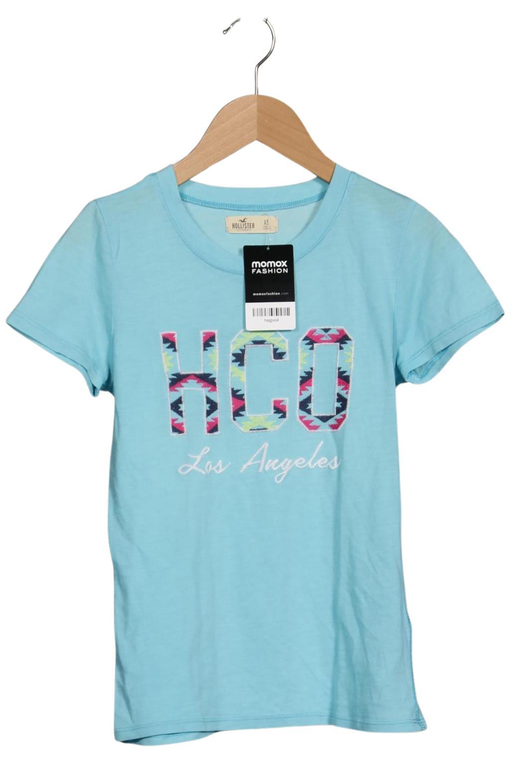 

Hollister Damen T-Shirt, blau, Gr. 34