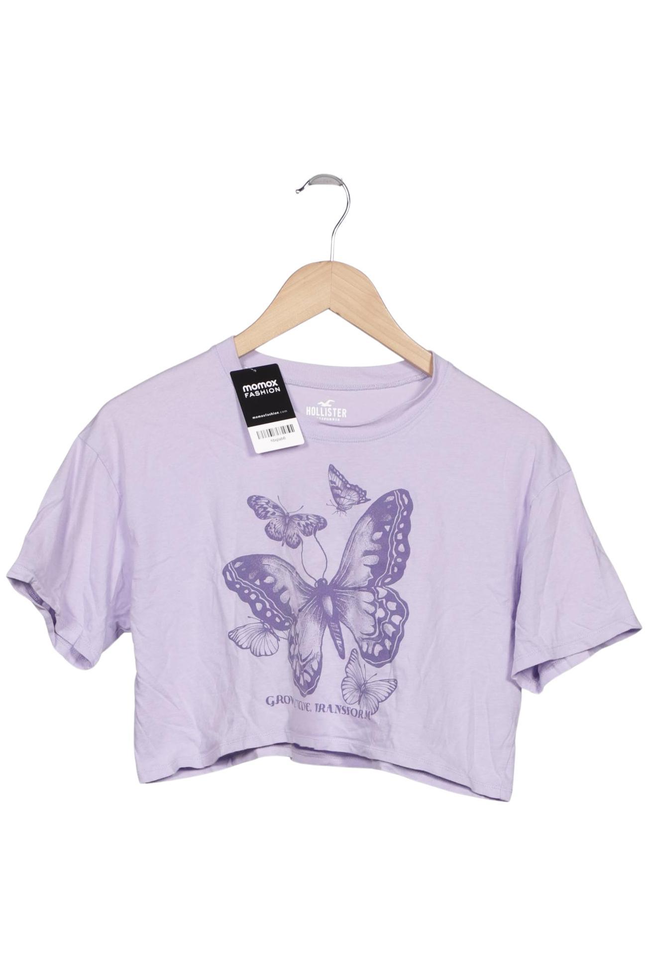 

Hollister Damen T-Shirt, flieder, Gr. 34