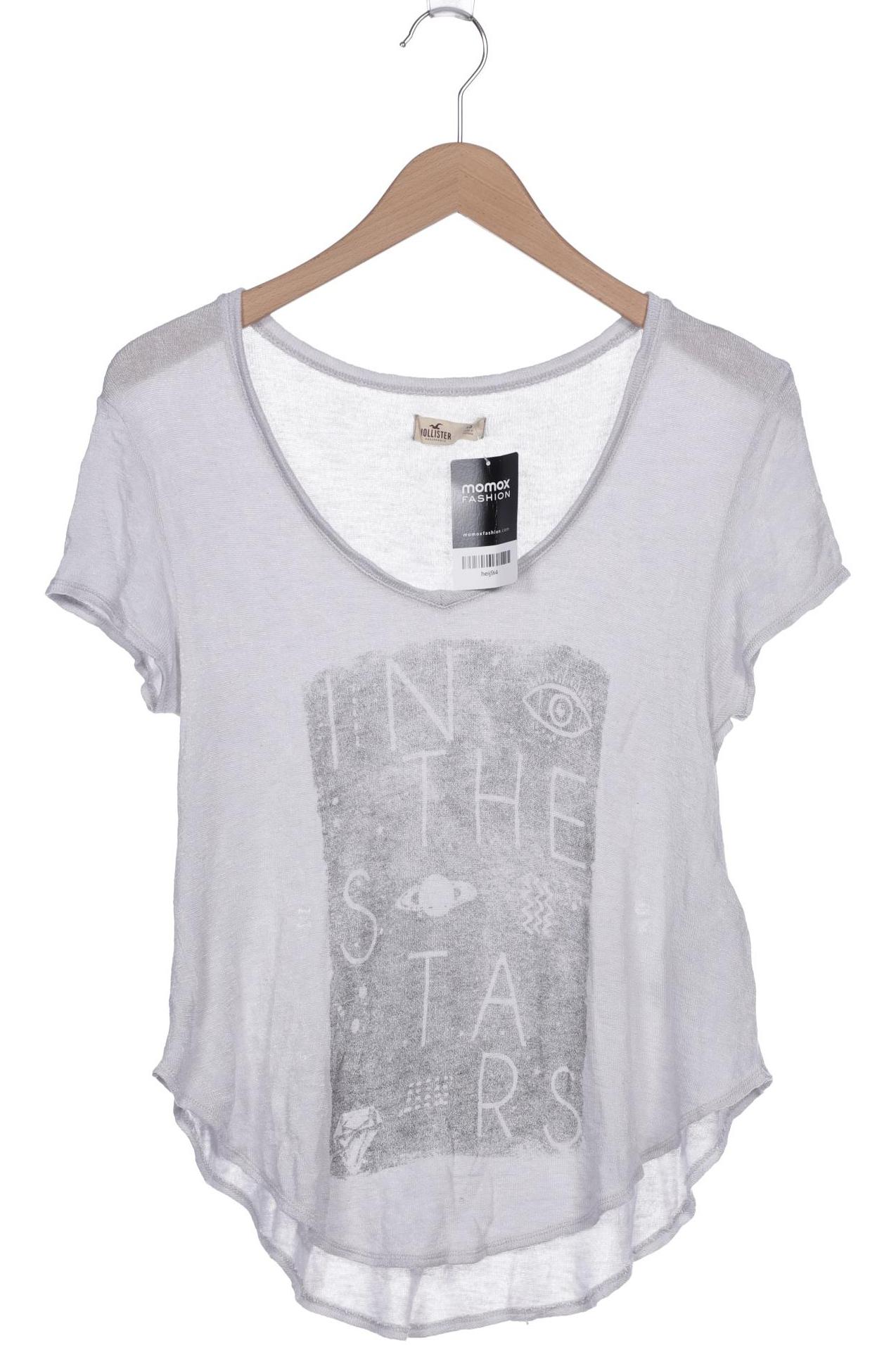 

Hollister Damen T-Shirt, grau, Gr. 34