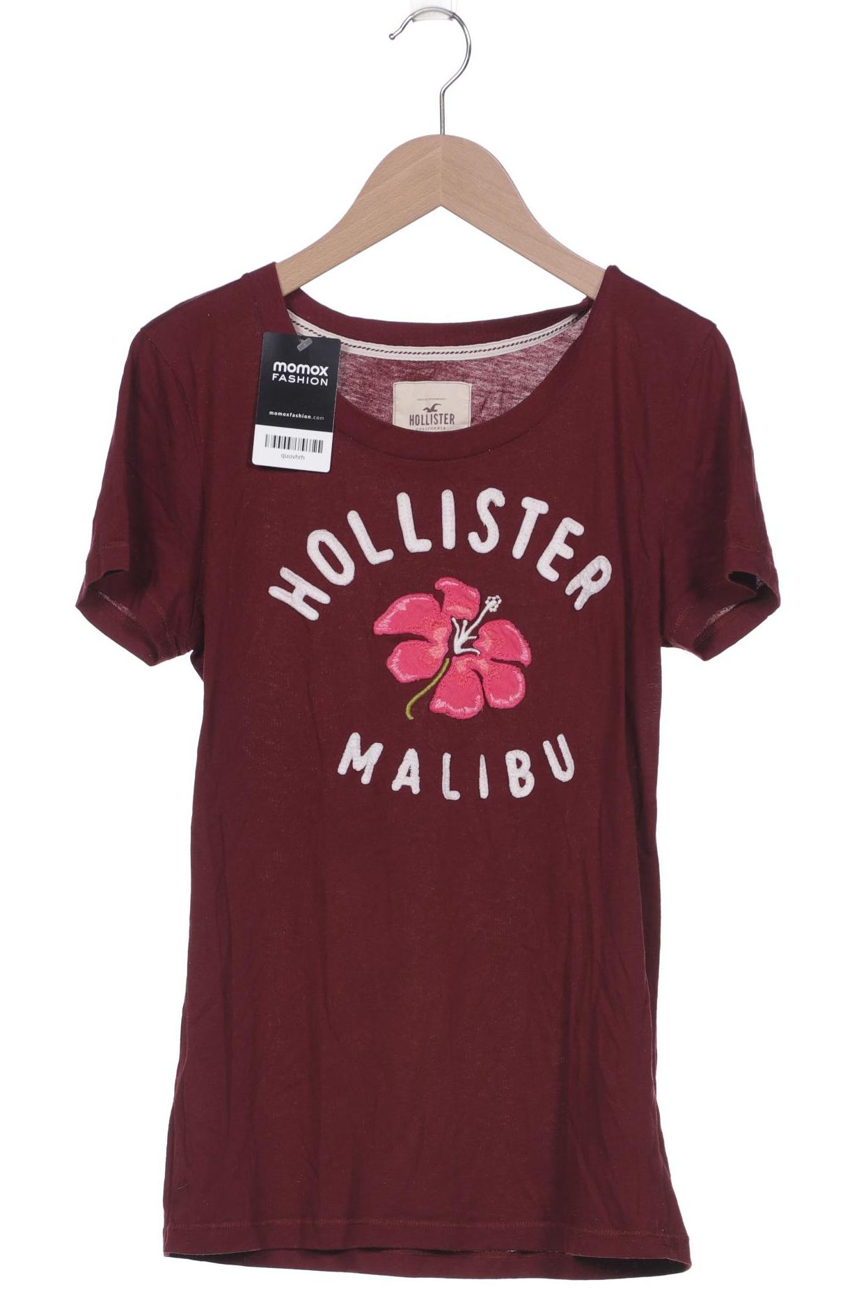 

Hollister Damen T-Shirt, bordeaux, Gr. 42