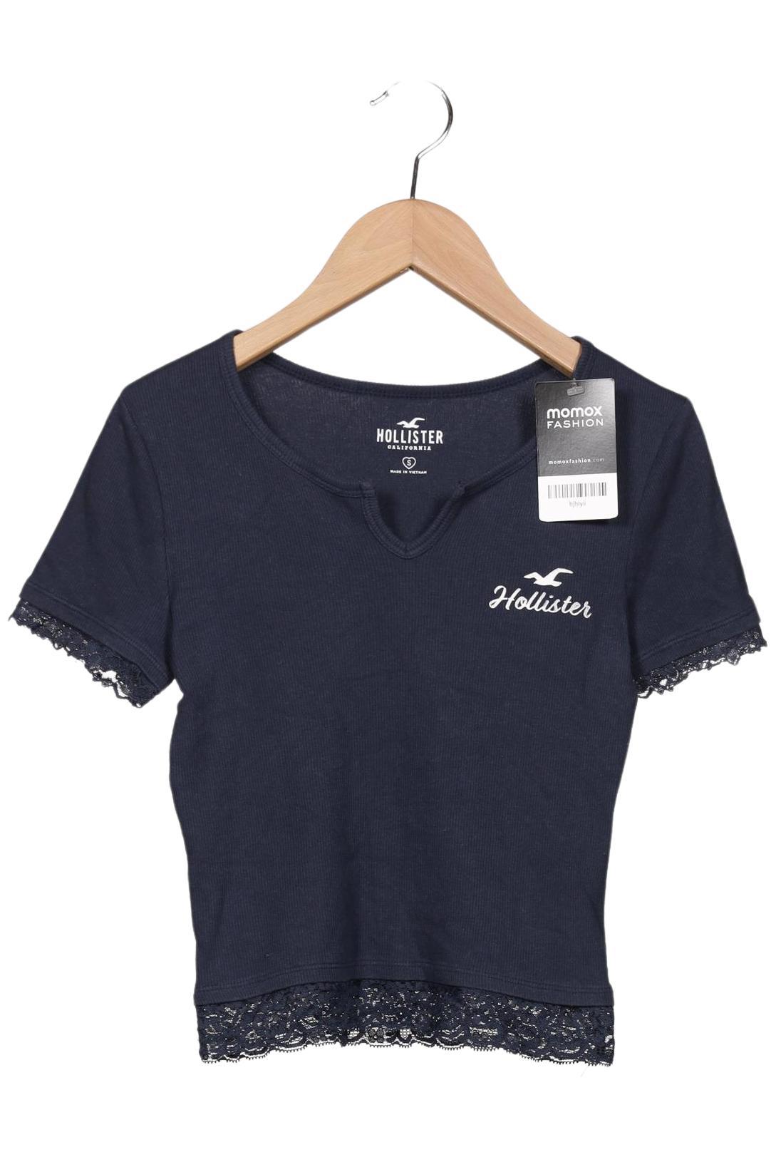 

Hollister Damen T-Shirt, marineblau, Gr. 36