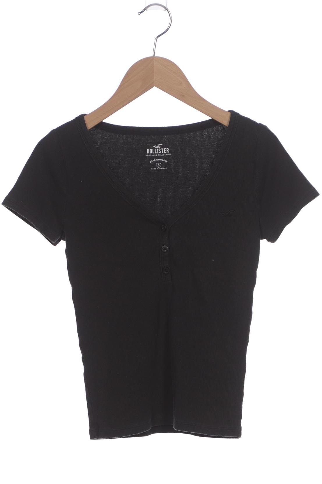 

Hollister Damen T-Shirt, schwarz, Gr. 36