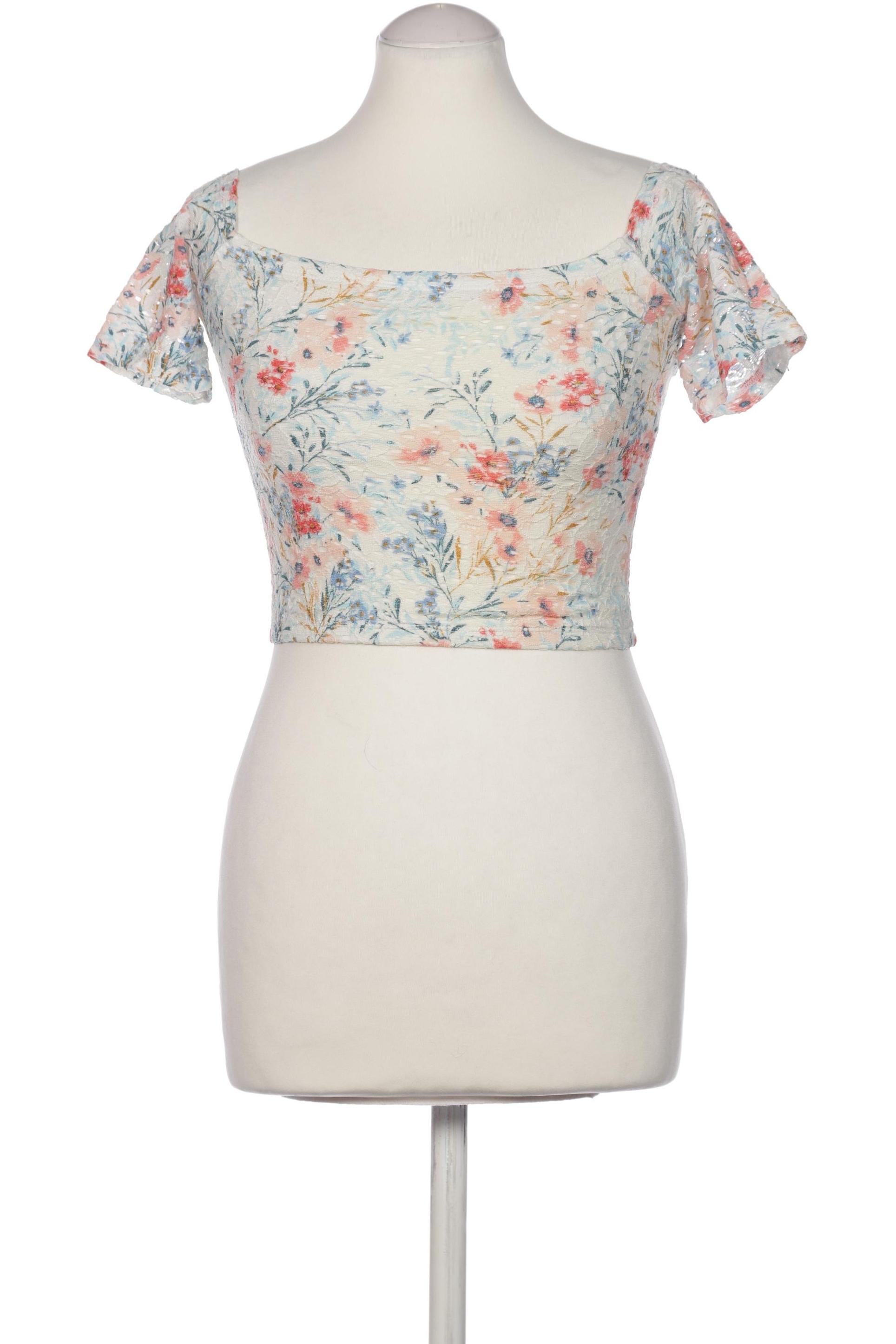 

Hollister Damen T-Shirt, cremeweiß, Gr. 36