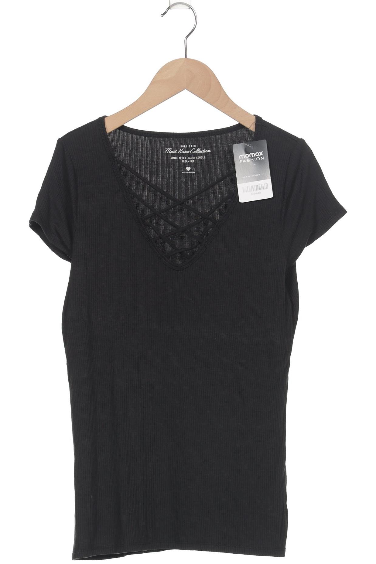 

Hollister Damen T-Shirt, schwarz, Gr. 42