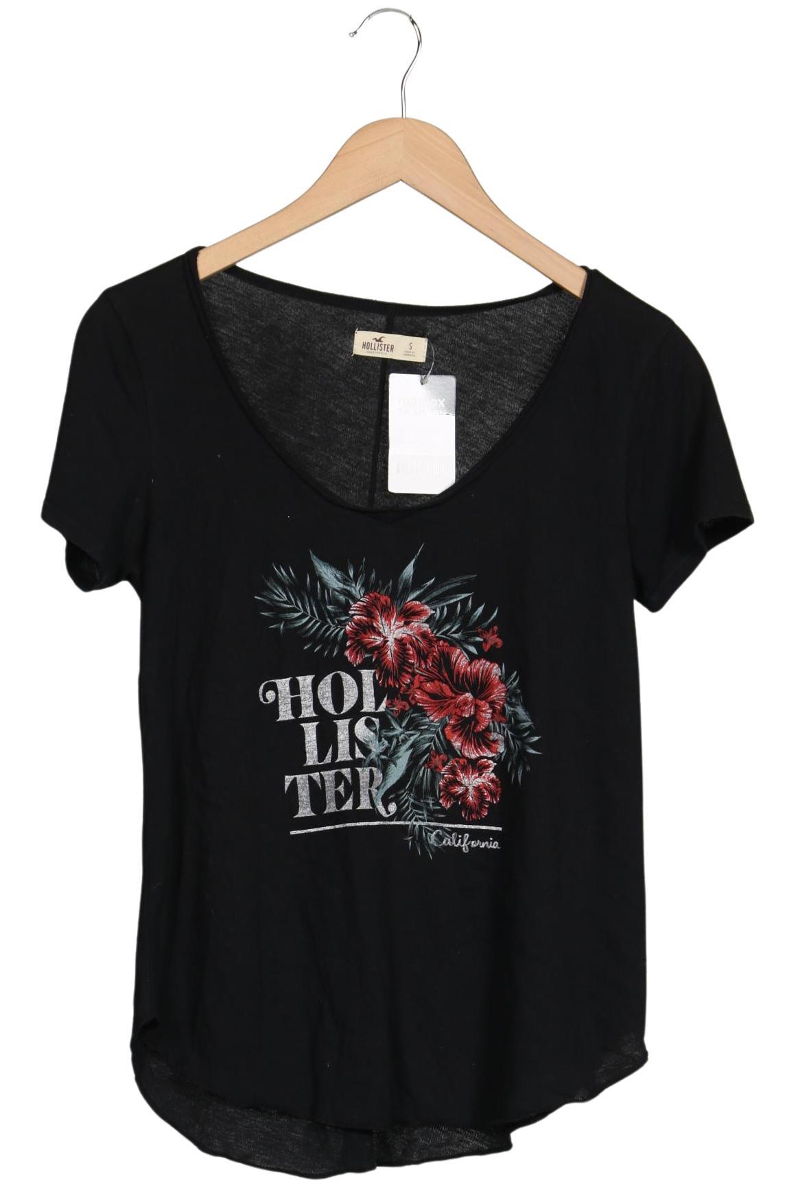 

Hollister Damen T-Shirt, schwarz, Gr. 36