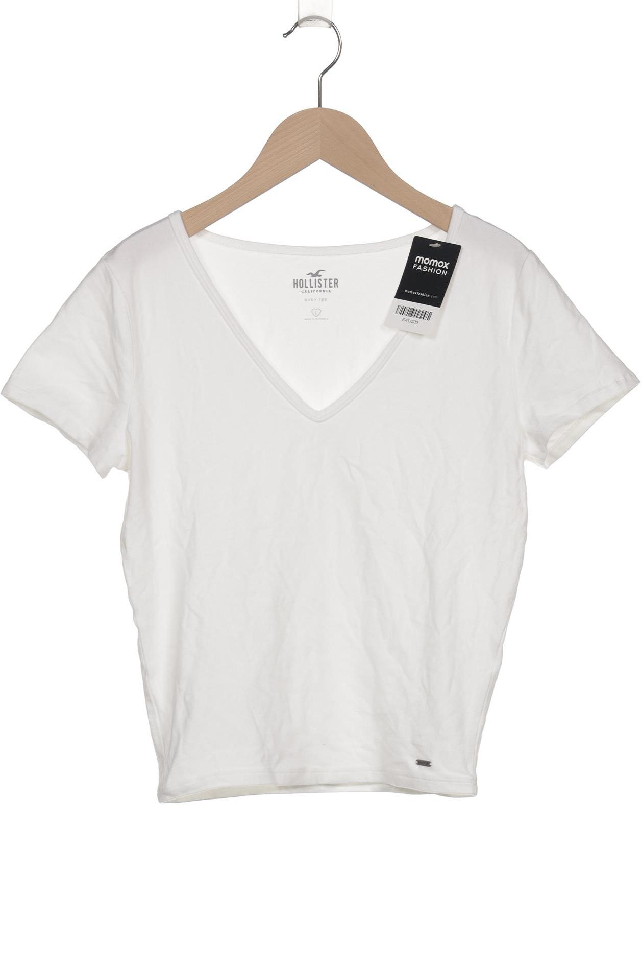 

Hollister Damen T-Shirt, cremeweiß, Gr. 42
