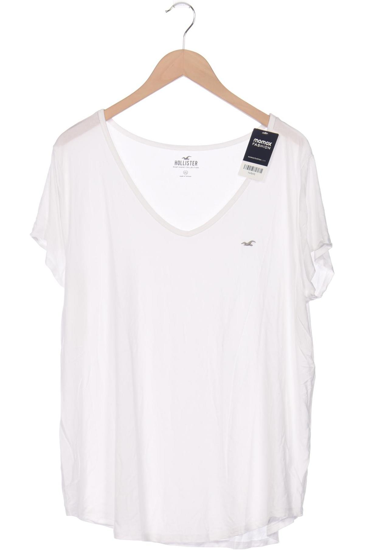 

Hollister Damen T-Shirt, weiß, Gr. 46