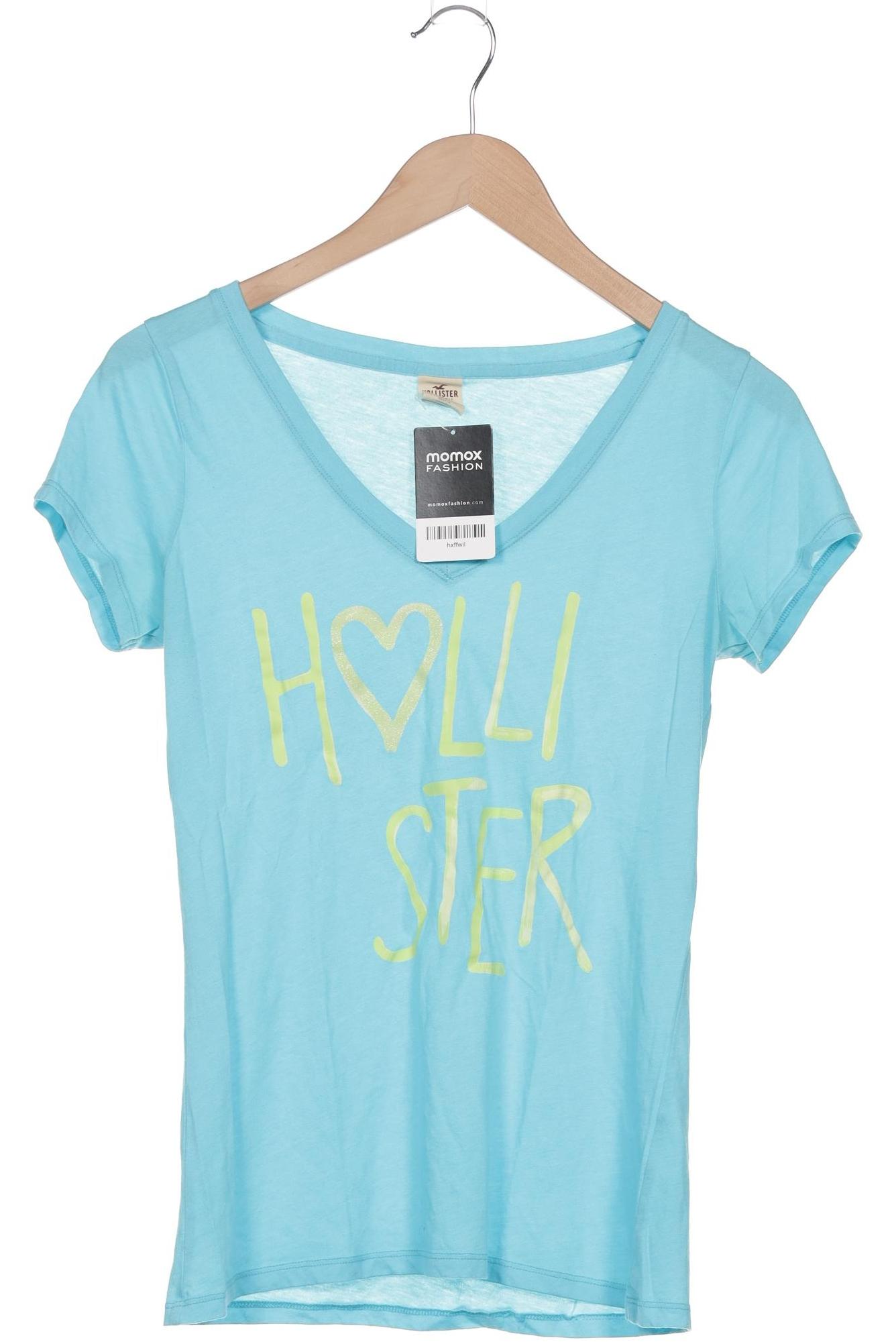 

Hollister Damen T-Shirt, blau, Gr. 38