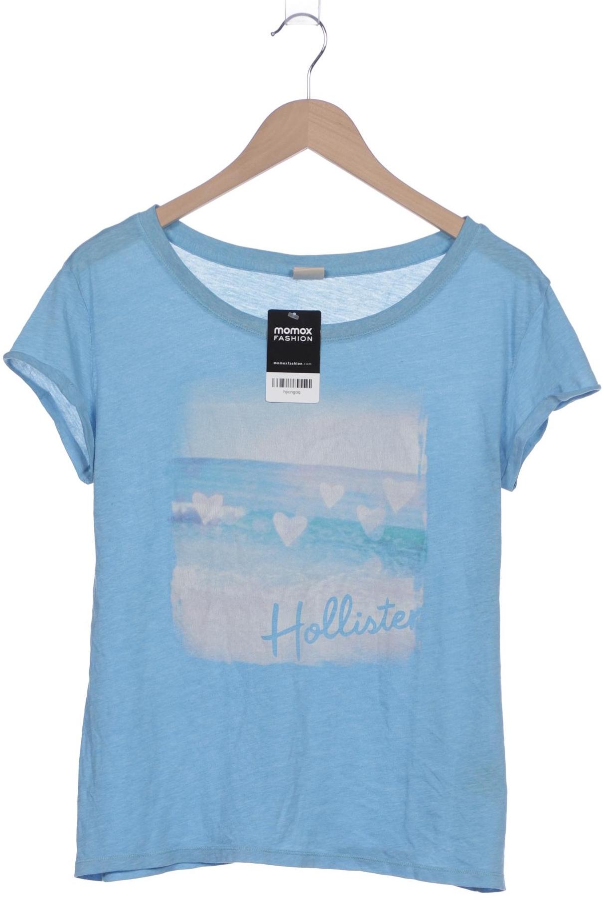 

Hollister Damen T-Shirt, hellblau, Gr. 36