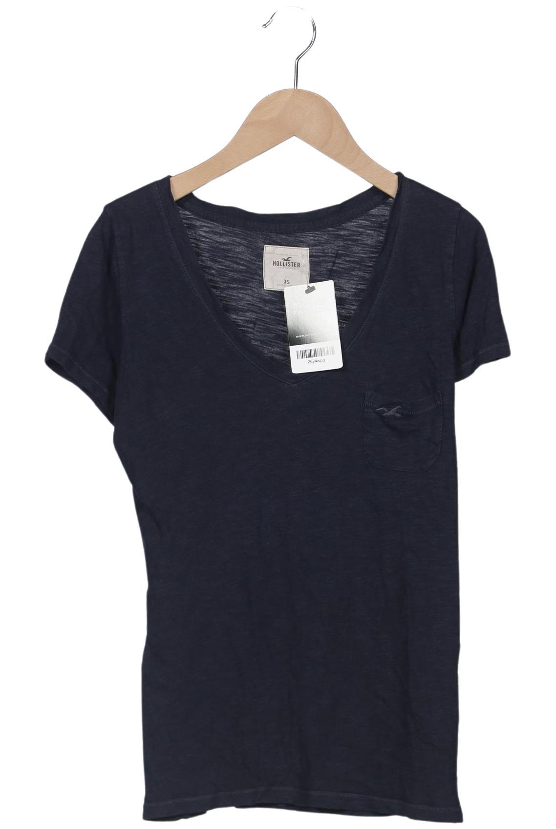 

Hollister Damen T-Shirt, marineblau, Gr. 34