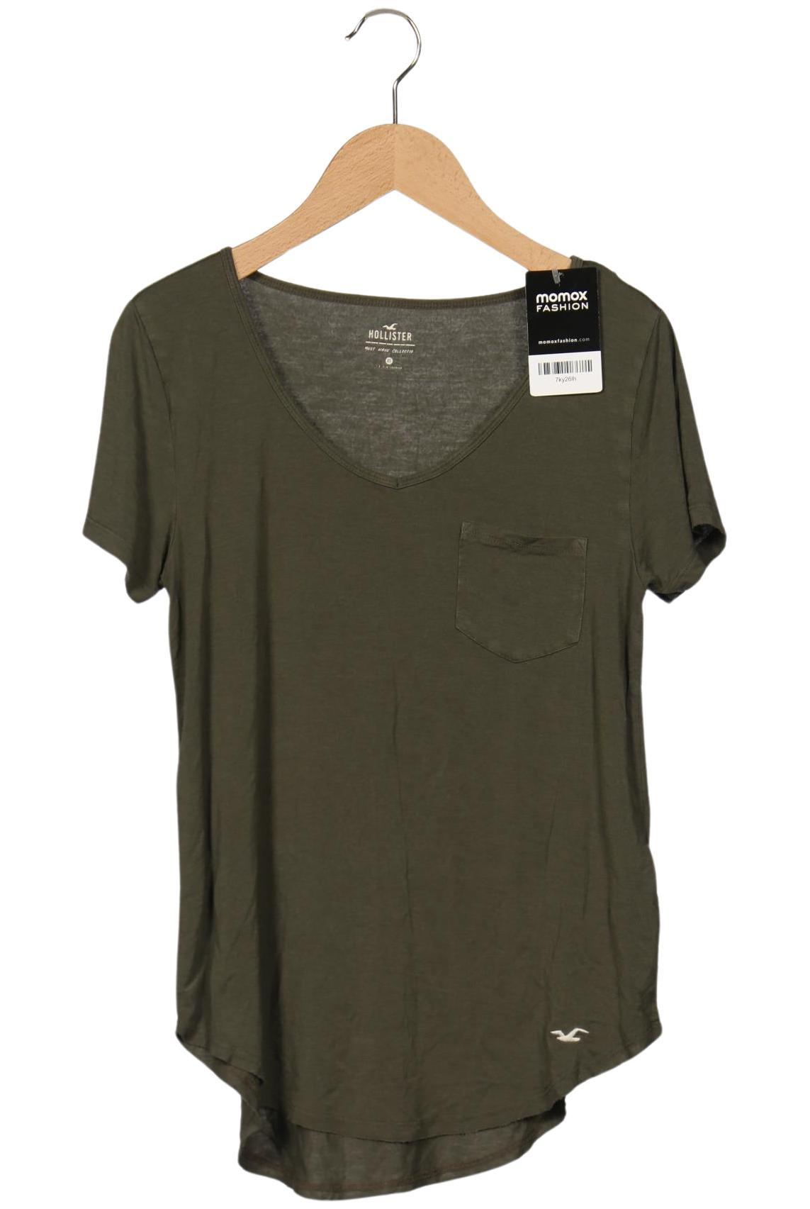 

Hollister Damen T-Shirt, grün, Gr. 34