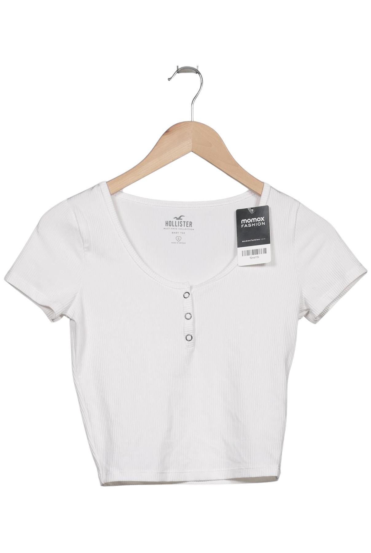 

Hollister Damen T-Shirt, weiß, Gr. 36