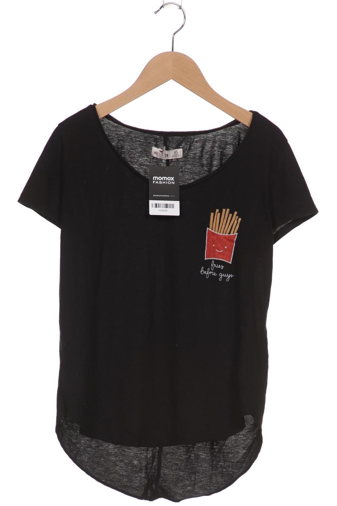 

Hollister Damen T-Shirt, schwarz, Gr. 34