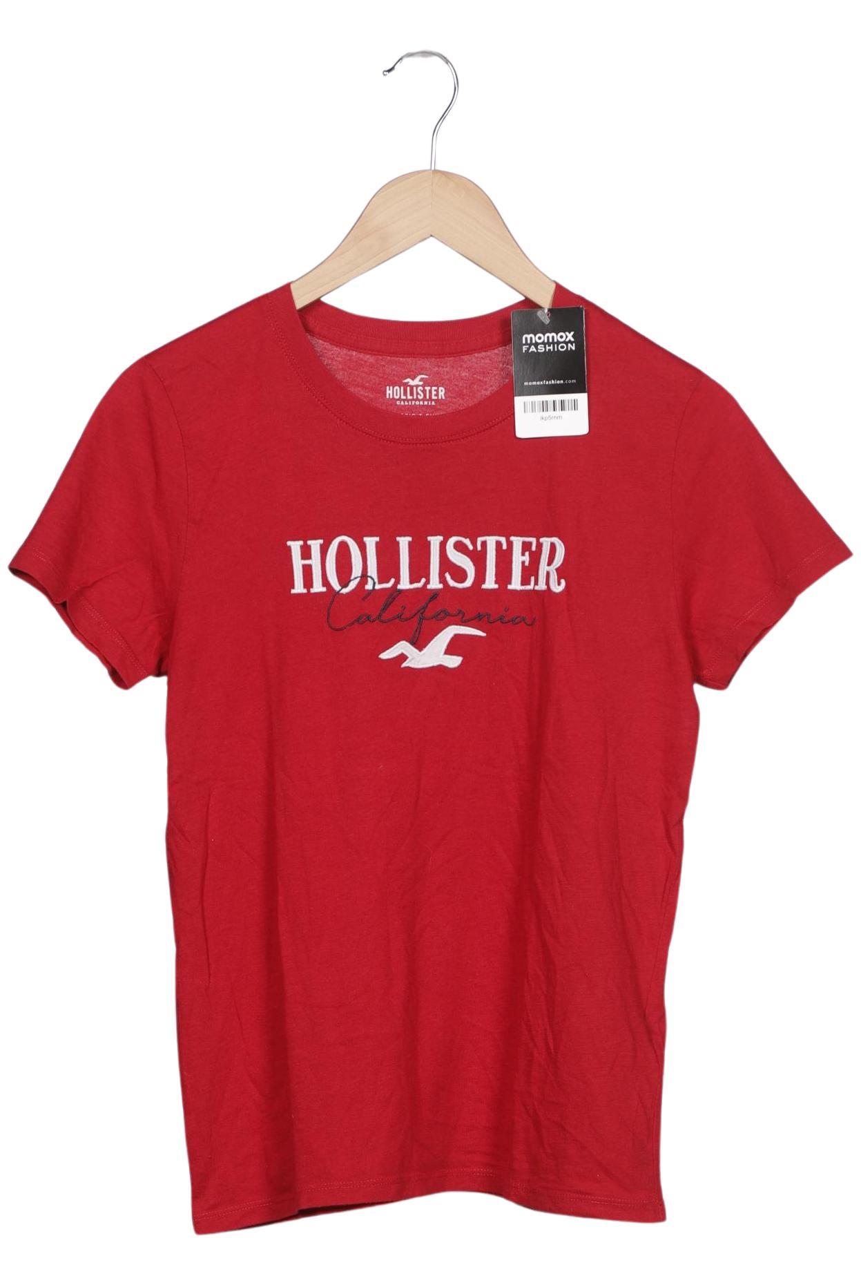 

Hollister Damen T-Shirt, bordeaux, Gr. 38