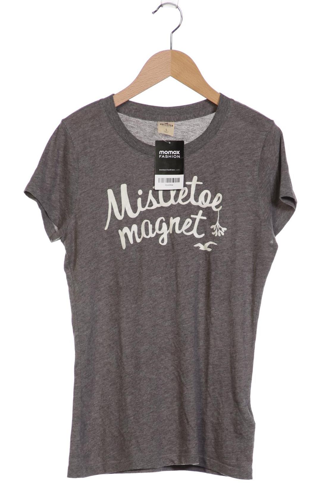 

Hollister Damen T-Shirt, grau, Gr. 42