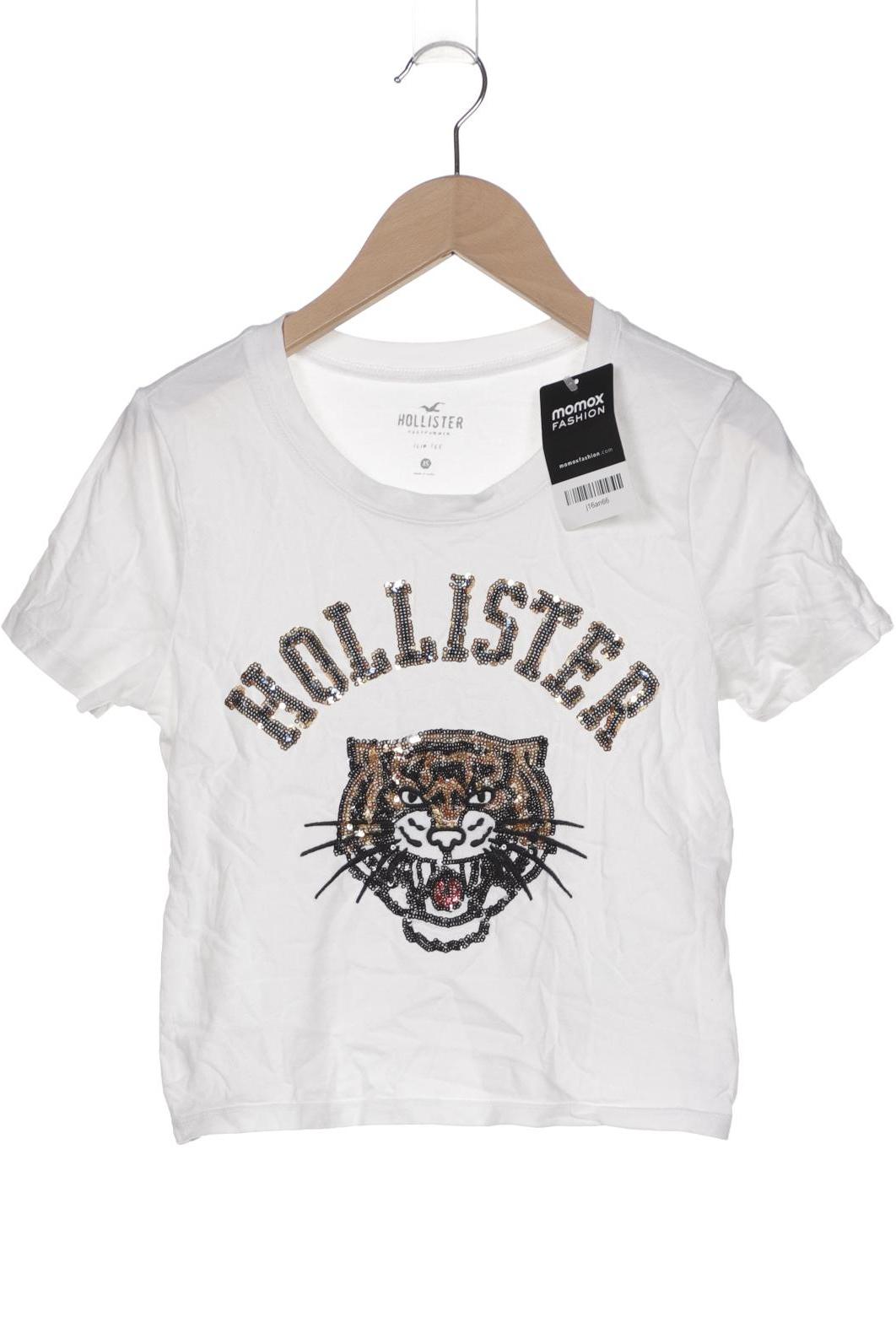 

Hollister Damen T-Shirt, weiß, Gr. 34