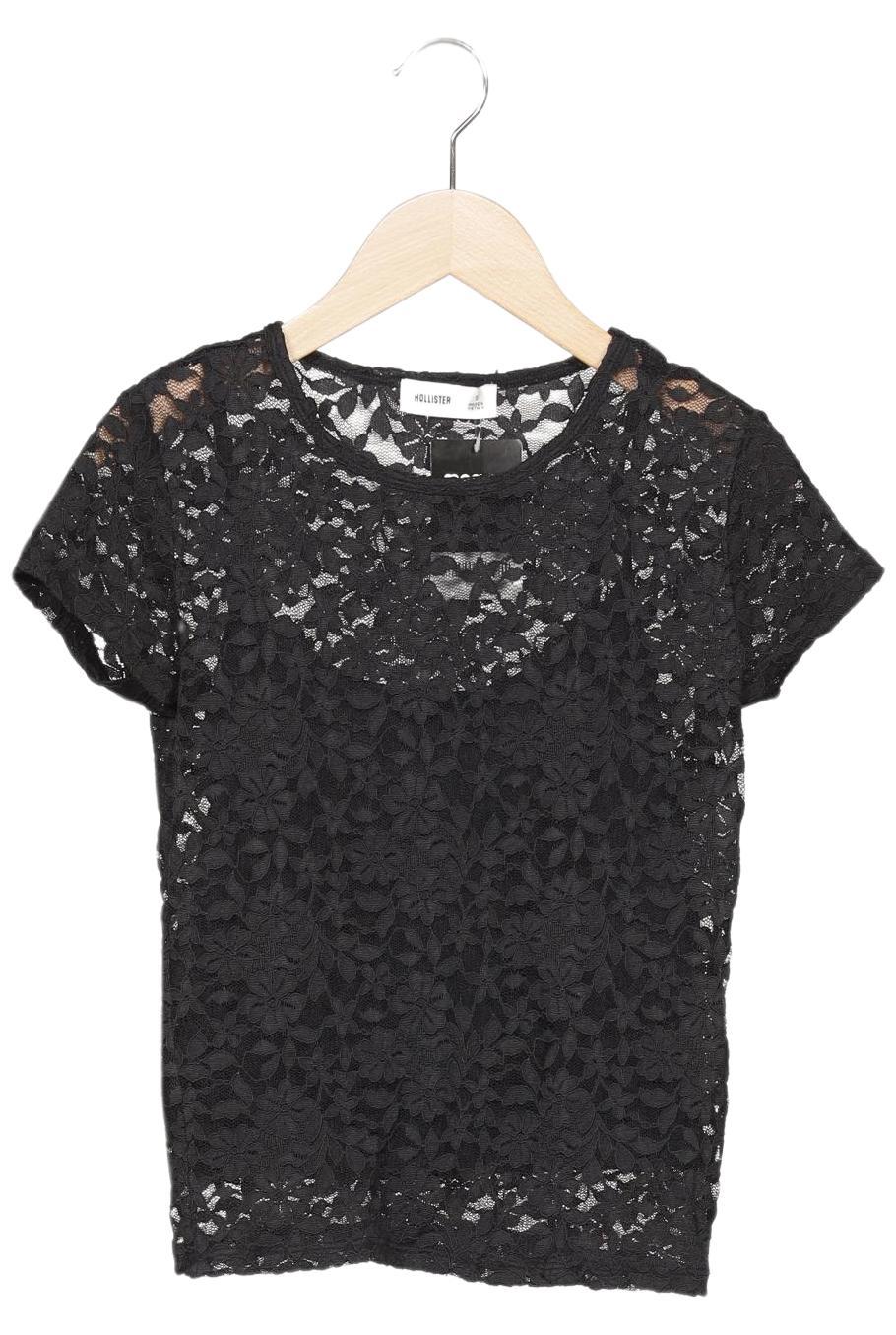 

Hollister Damen T-Shirt, schwarz, Gr. 36